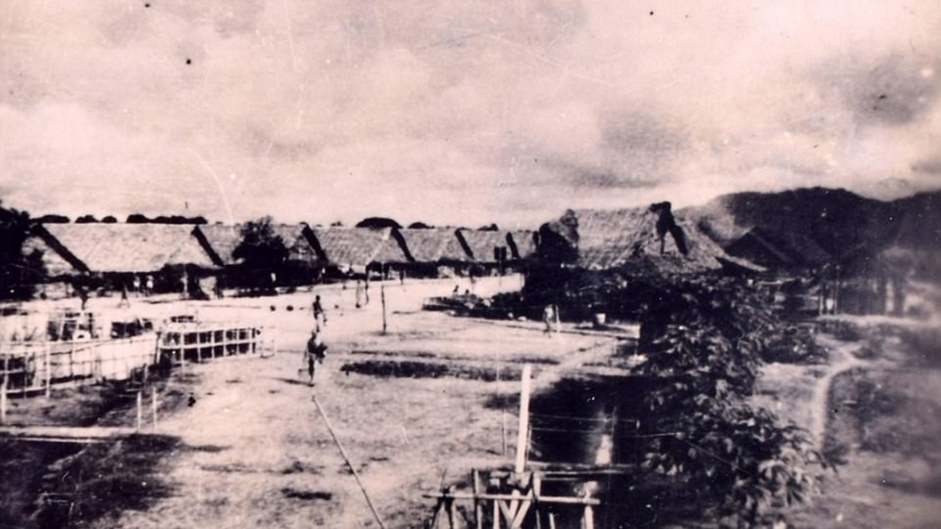 Un campo de concentración japonés
