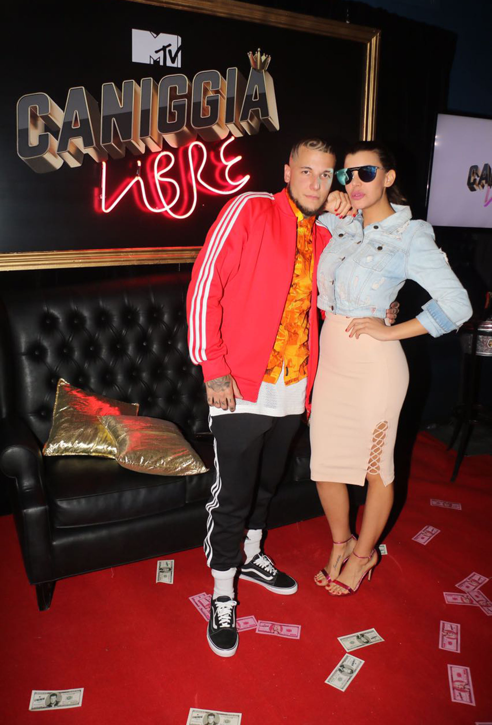 Alex y Charlotte Caniggia en la presentación de su nuevo reality “Caniggia libre” que se emitirá a partir del 18 de septiembre por la pantalla de MTV (Verónica Guerman)