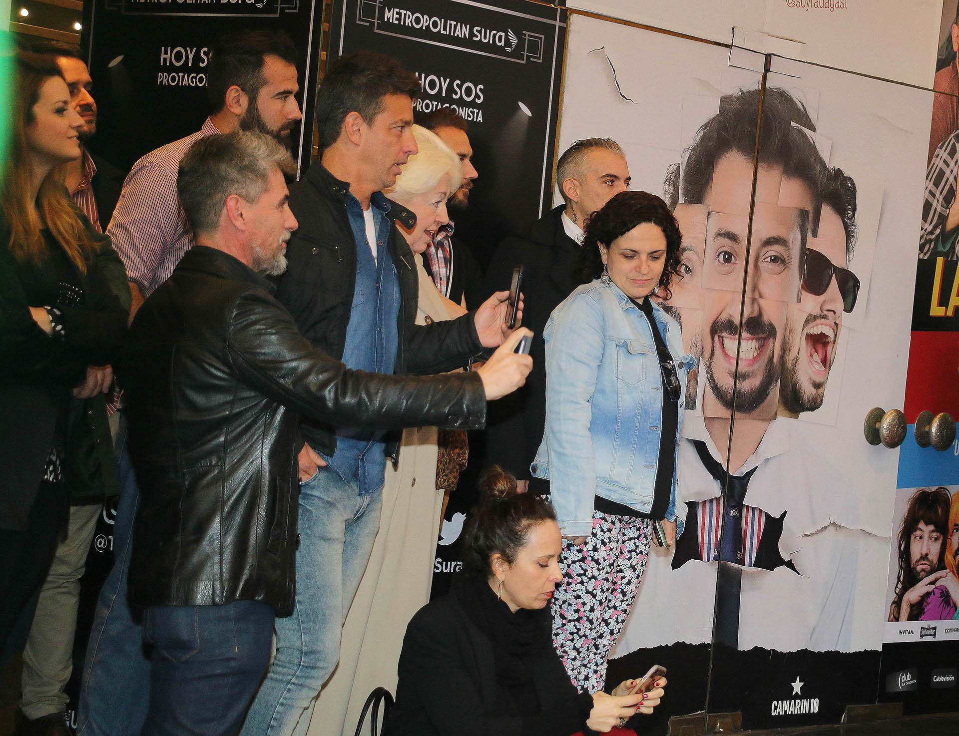 El Chato Prada, El Chino D’Angelo y María Calatayud, la jefa de prensa de Marcelo Tinelli estuvieron presentes