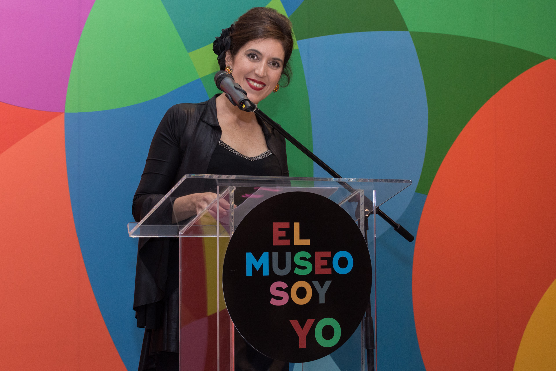 Victoria Noorthoorn, directora del Museo de Arte Moderno de Buenos Aires. Este año, la Asociación Amigos ha contribuido especialmente con la realización de la última etapa de la obra, que permitirá abrir el gran edificio ubicado sobre avenida San Juan 350, luego de su primera refacción y puesta en valor que comenzó en 2005 y culminó en 2010, y de las sucesivas inauguraciones parciales llevadas adelante hasta 2013