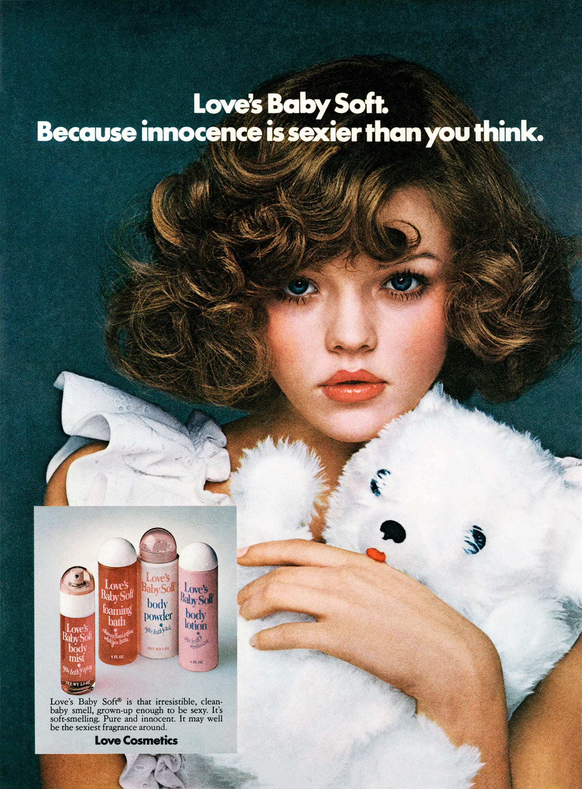“Love’s Baby Soft. Porque la inocencia es más sexy de lo que piensas”