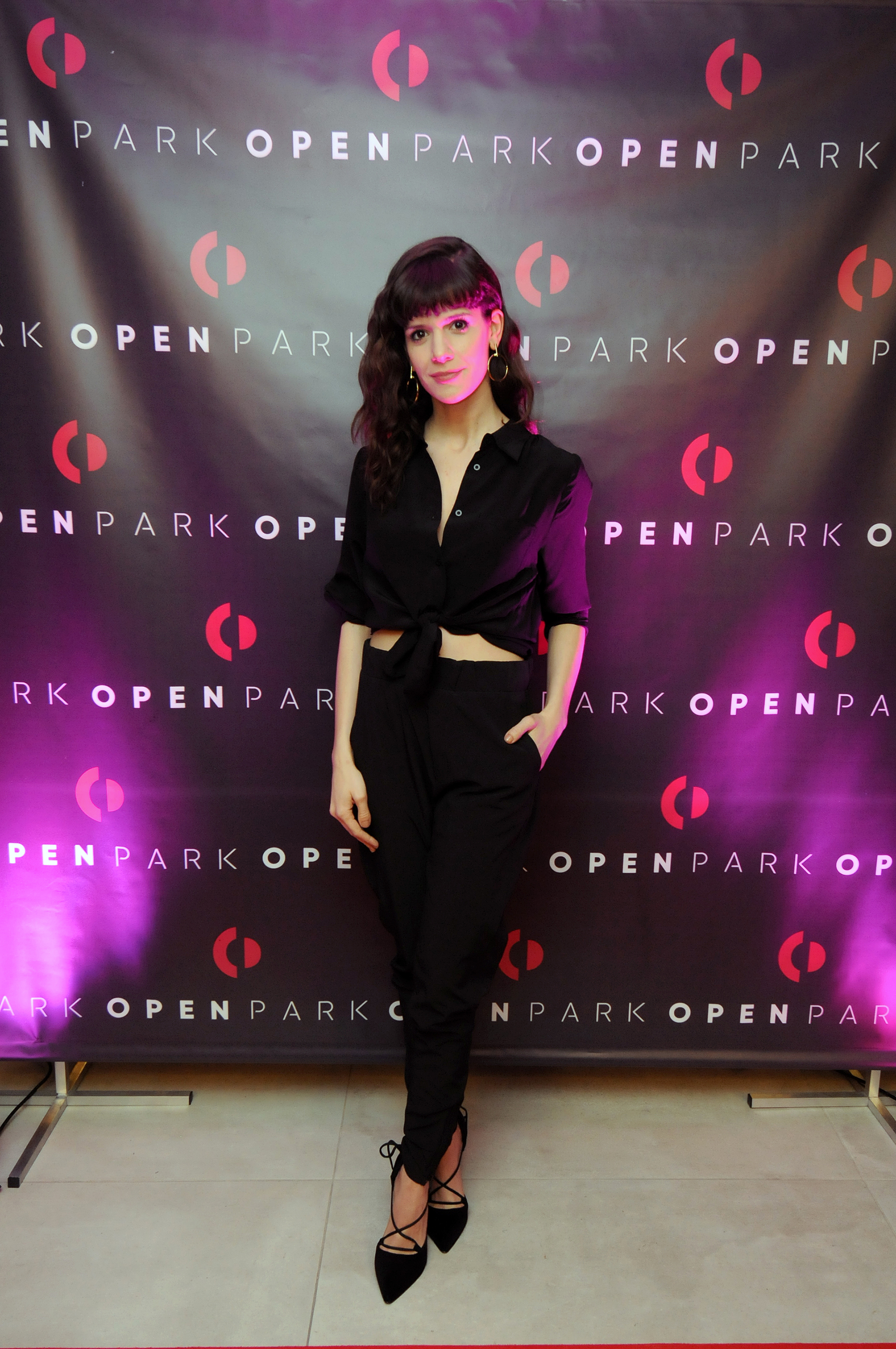 Violeta Urtizberea pasó por la fiesta de inauguración de la nueva sede de Open Park.