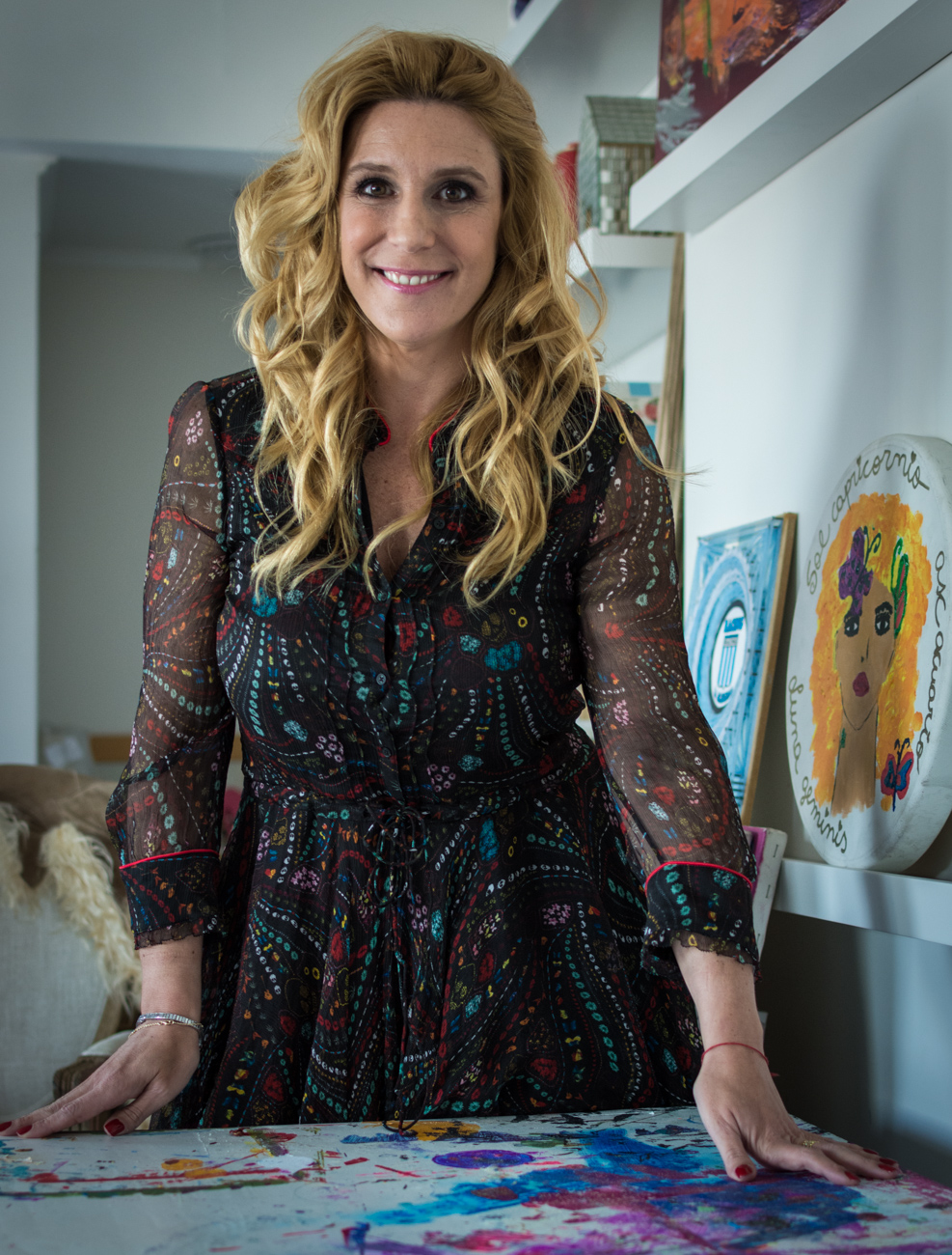 Amalita tiene su atelier en su casa (Martín Rosenzveig)