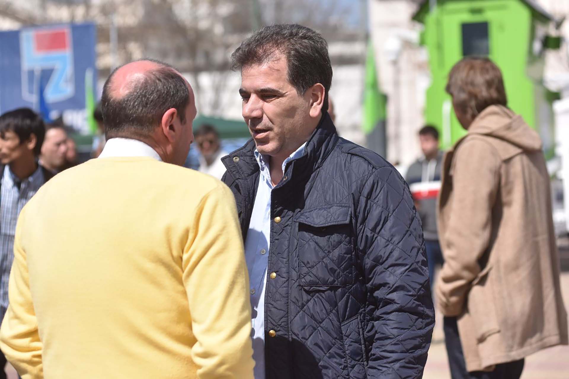 El ministro de Seguridad bonaerense, Cristian Ritondo, recorrió el distrito de Lomas de Zamora