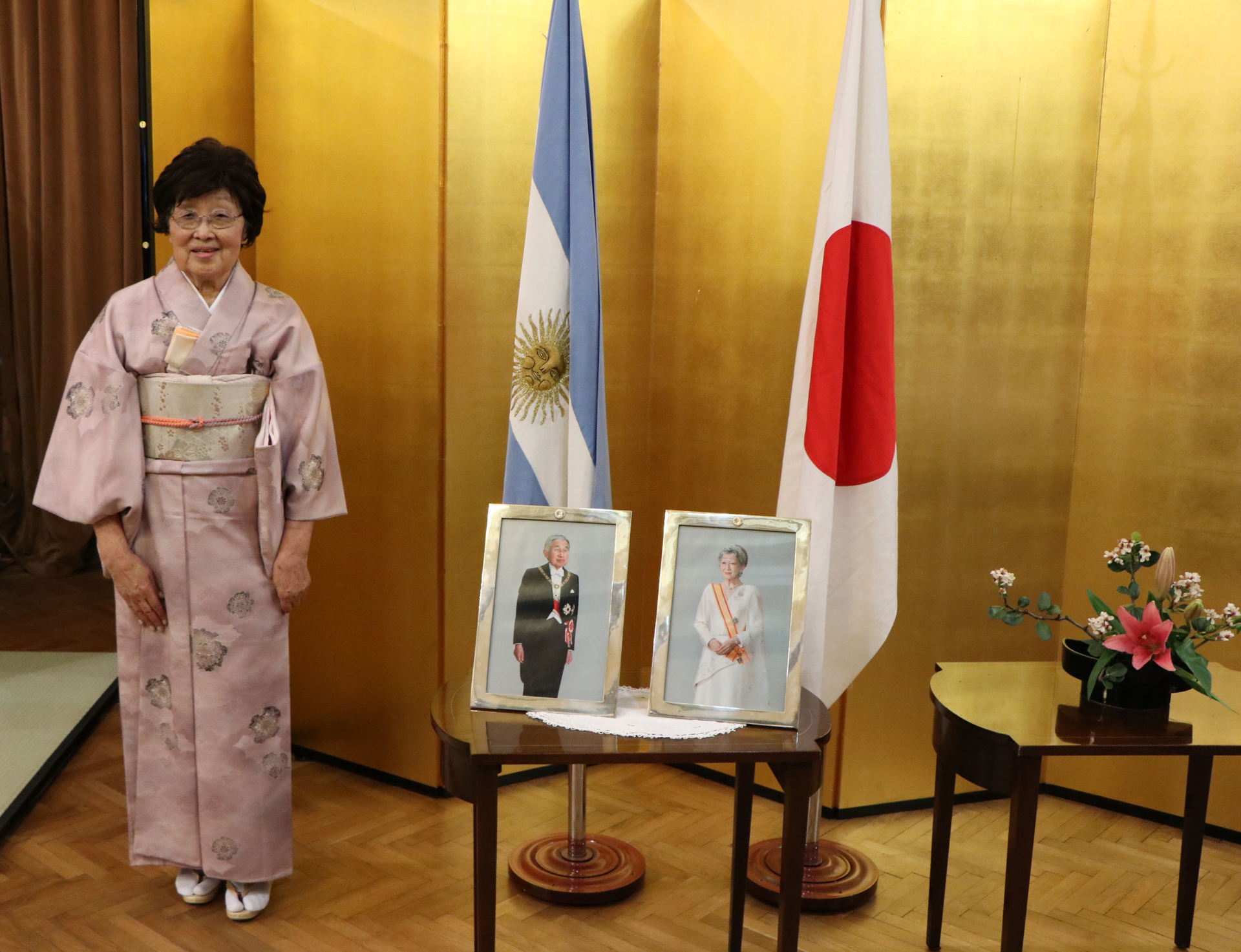 La Sensei Emiko Arimidzu, condecorada por el emperador de Japón (Embajada de Japón en Argentina)