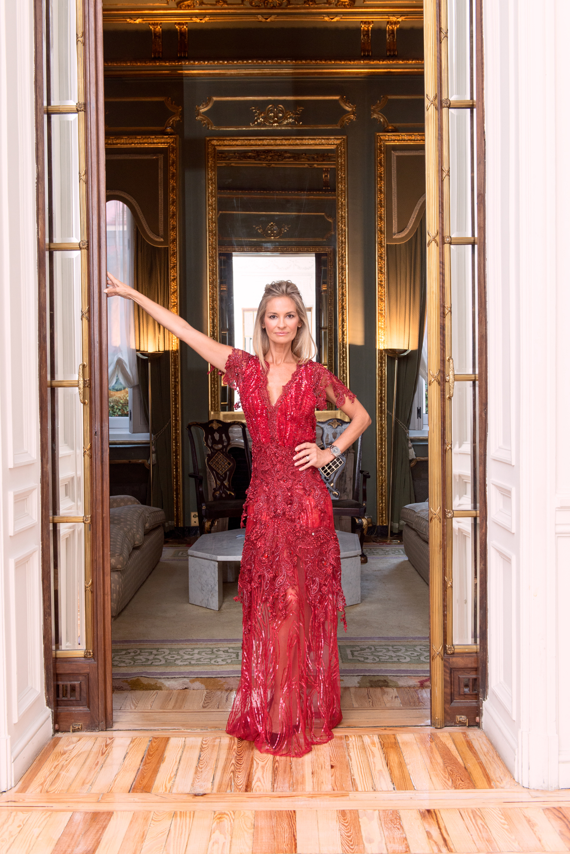 Uno de los vestidos del desfile realizados por Ivana Picallo