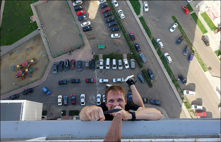 A Roman Afanasyev le gusta realizar pruebas extremas