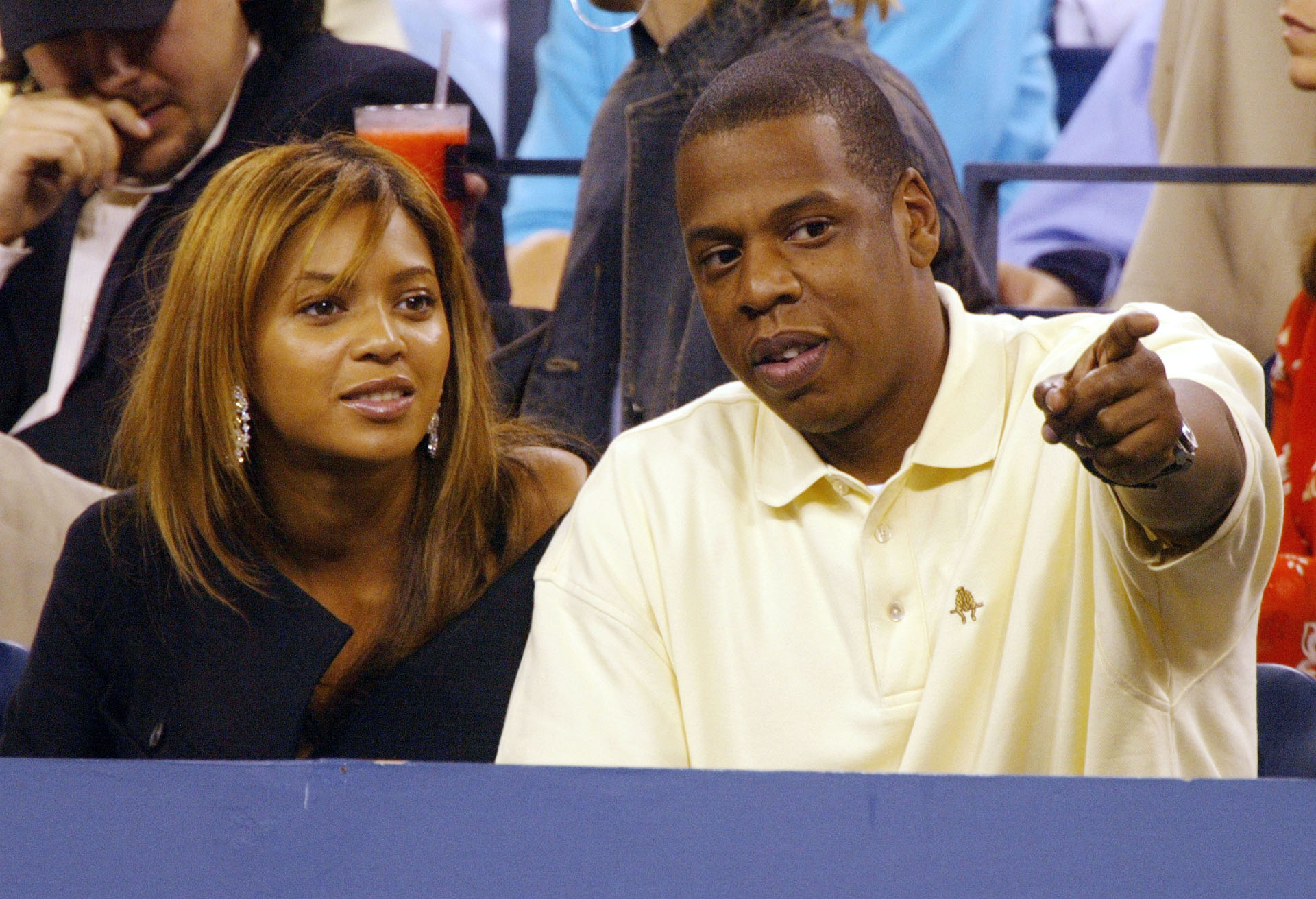 En el 2003 vieron juntos la semi final de mujeres de tenis de US Open (Photo by Mark Mainz/Getty Images)