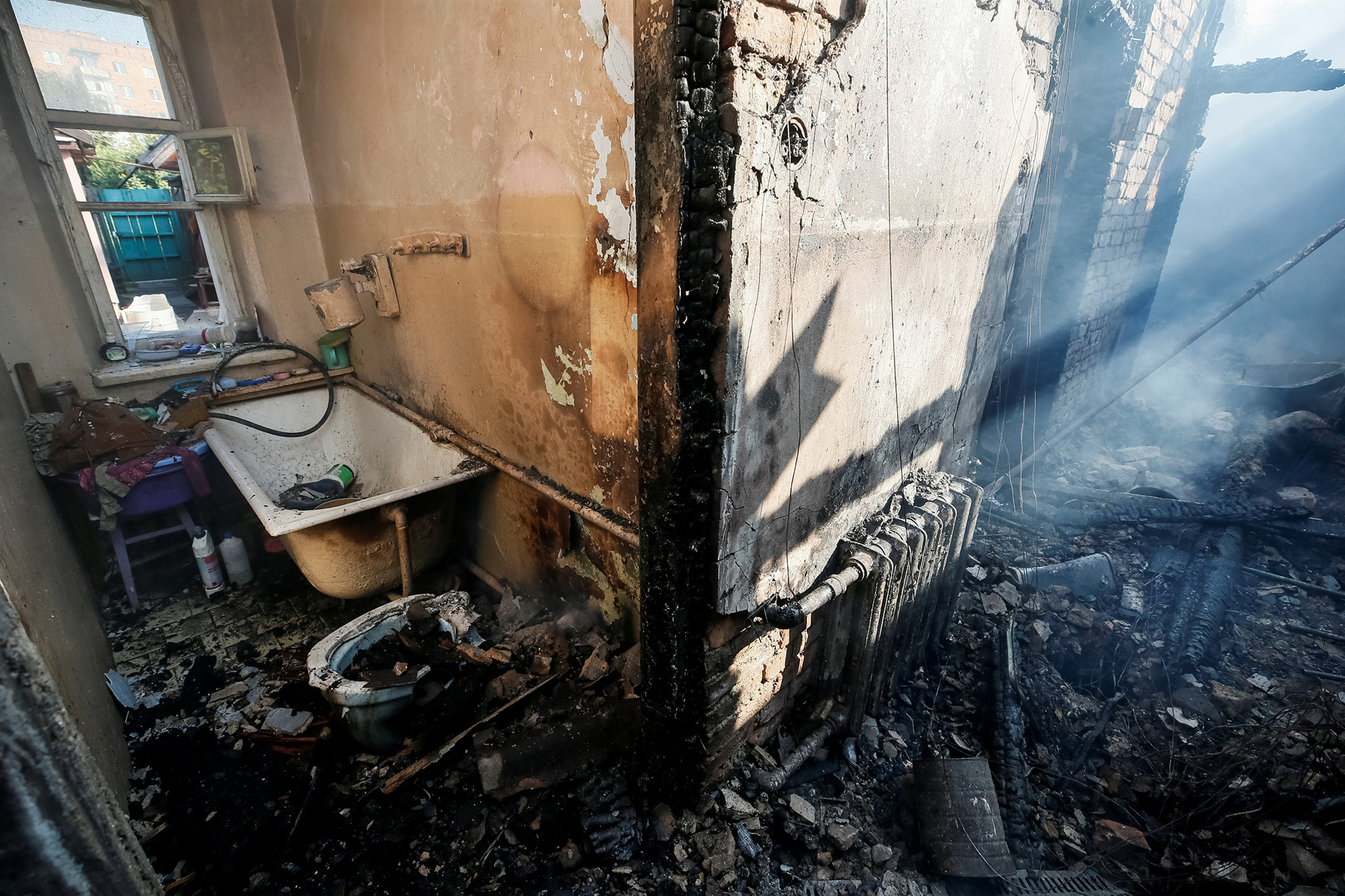 Los destrozos ocurrieron en la región de Vínnytsia (Reuters)