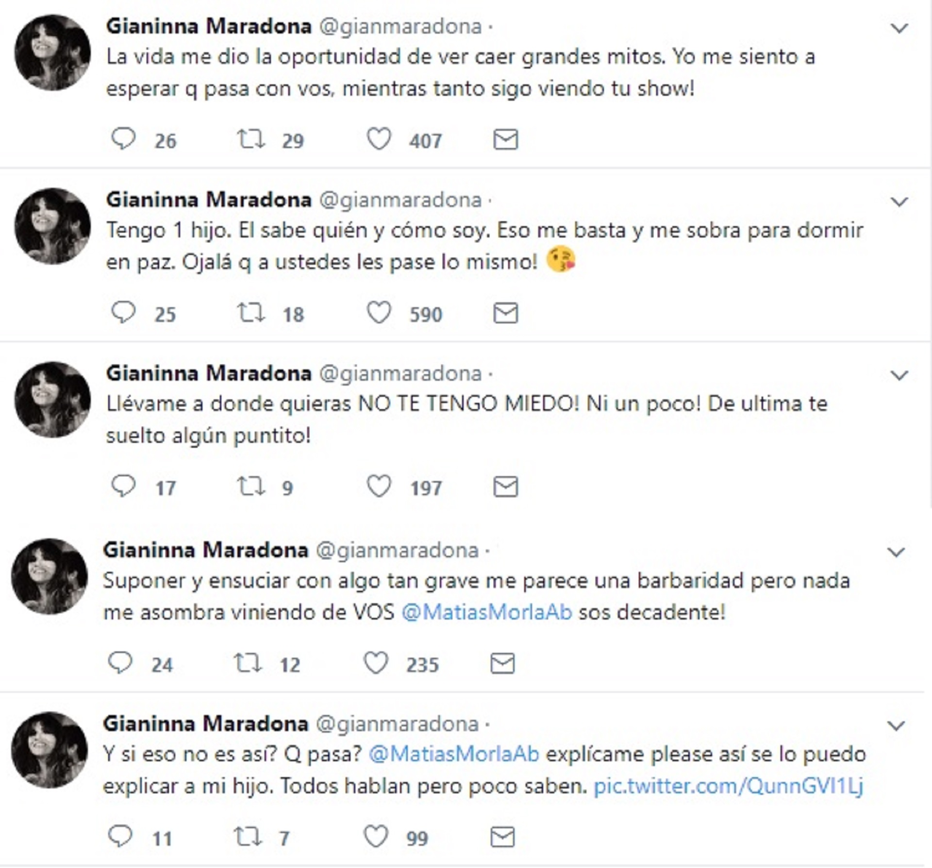 El descargo de Gianinna Maradona contra el abogado de Diego, Matías Morla