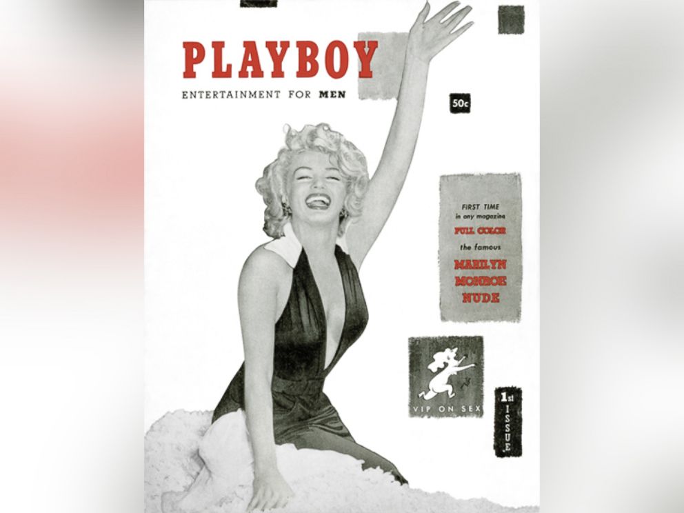 La primera portada de Playboy, en diciembre de 1953, con Marilyn Monroe