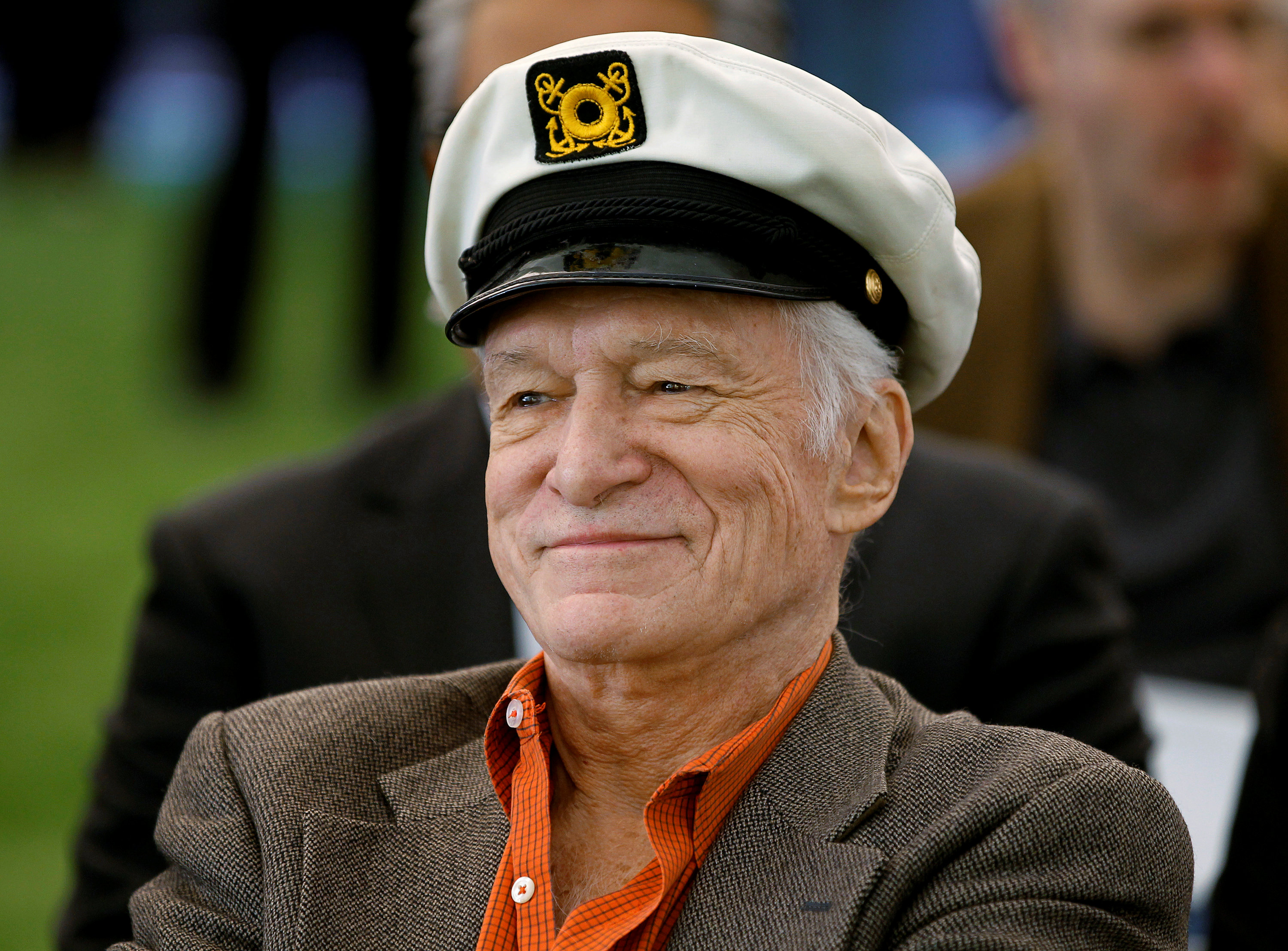 Hugh Hefner durante una fiesta en la Mansión Playboy en 2011 (Reuters)