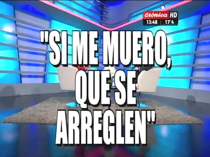 Placa de Crónica TV sobre la visita de Cristina Kirchner