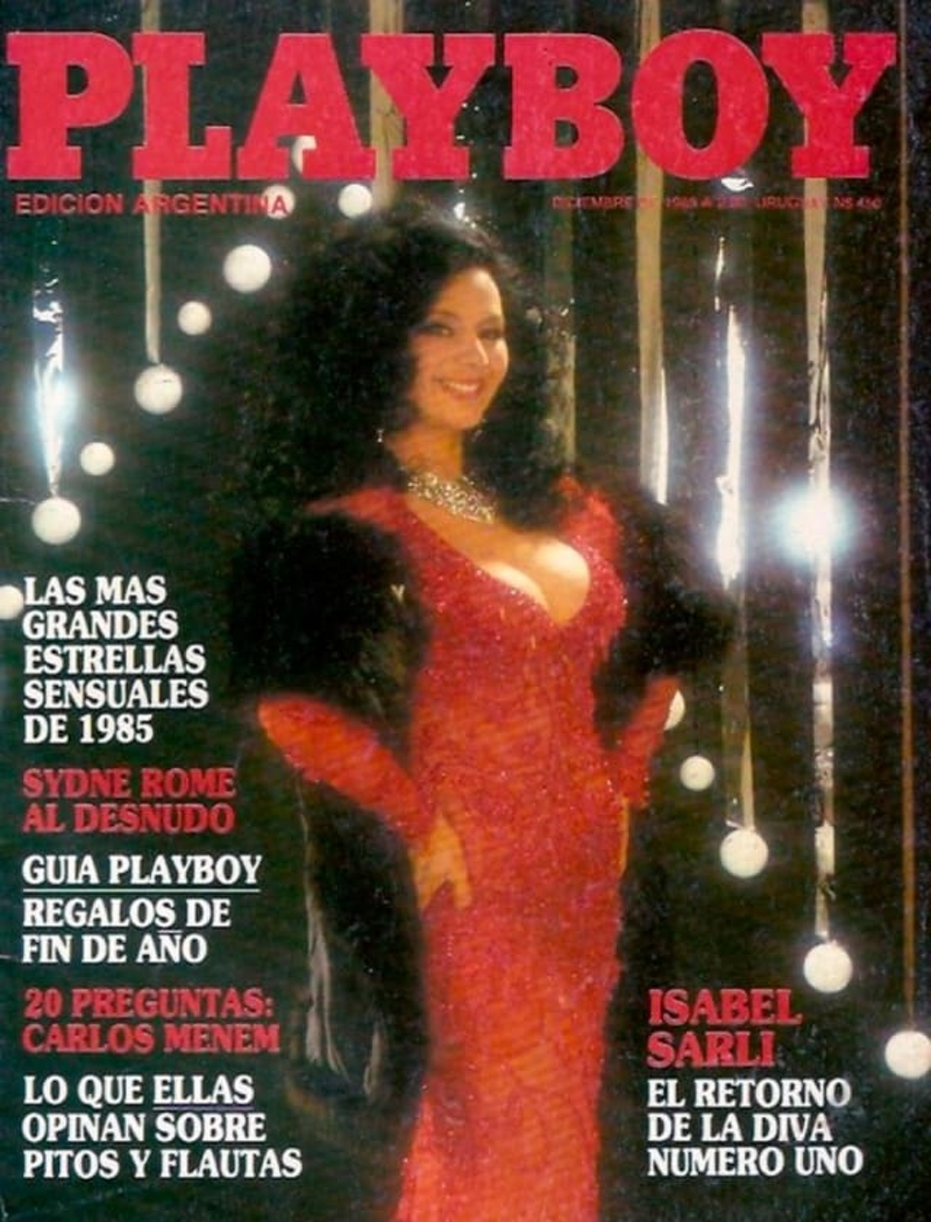 La actriz también fue tapa de Playboy de Estados Unidos, revista que la llamó “la bella salvaje de las Pampas”