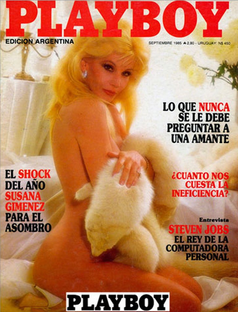 En 1985, fue tapa de Playboy