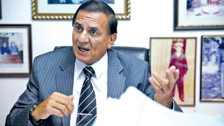 Reynoso, en sus tiempos de juez de Orán