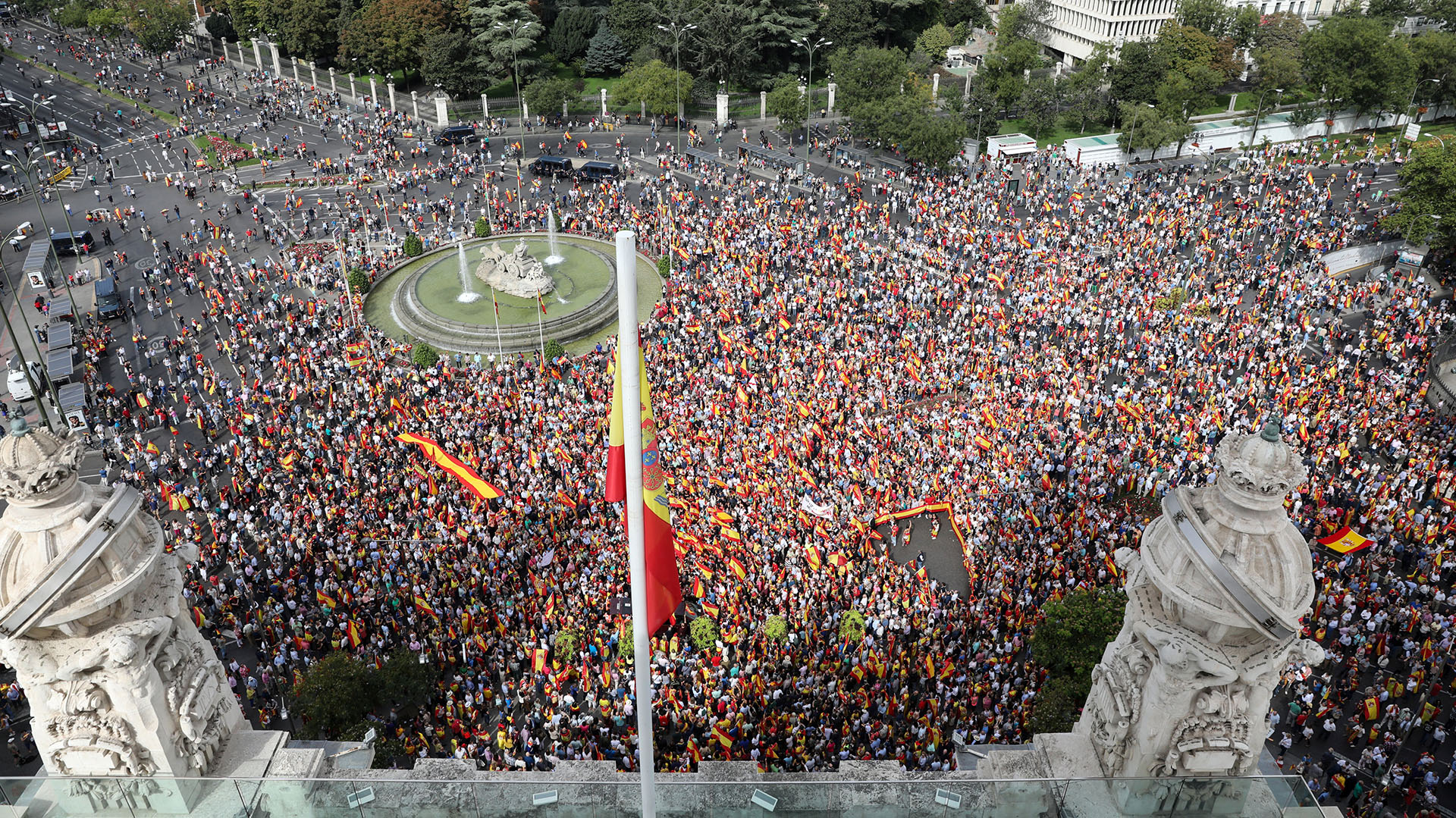 Las protestas fueron masivas en Madrid (Reuters)