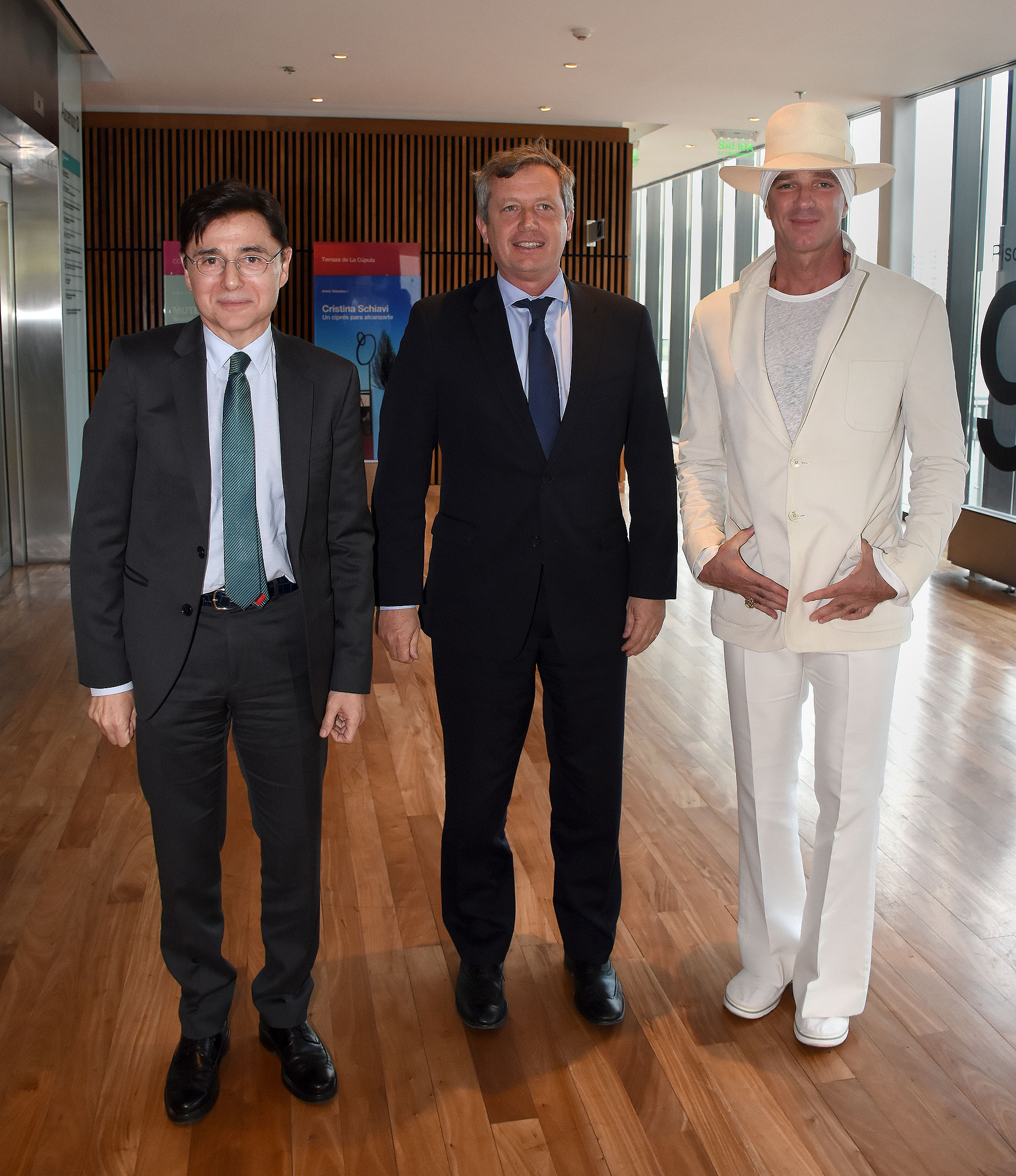 Jorge Fontevecchia, Emilio Monzó y Alan Faena
