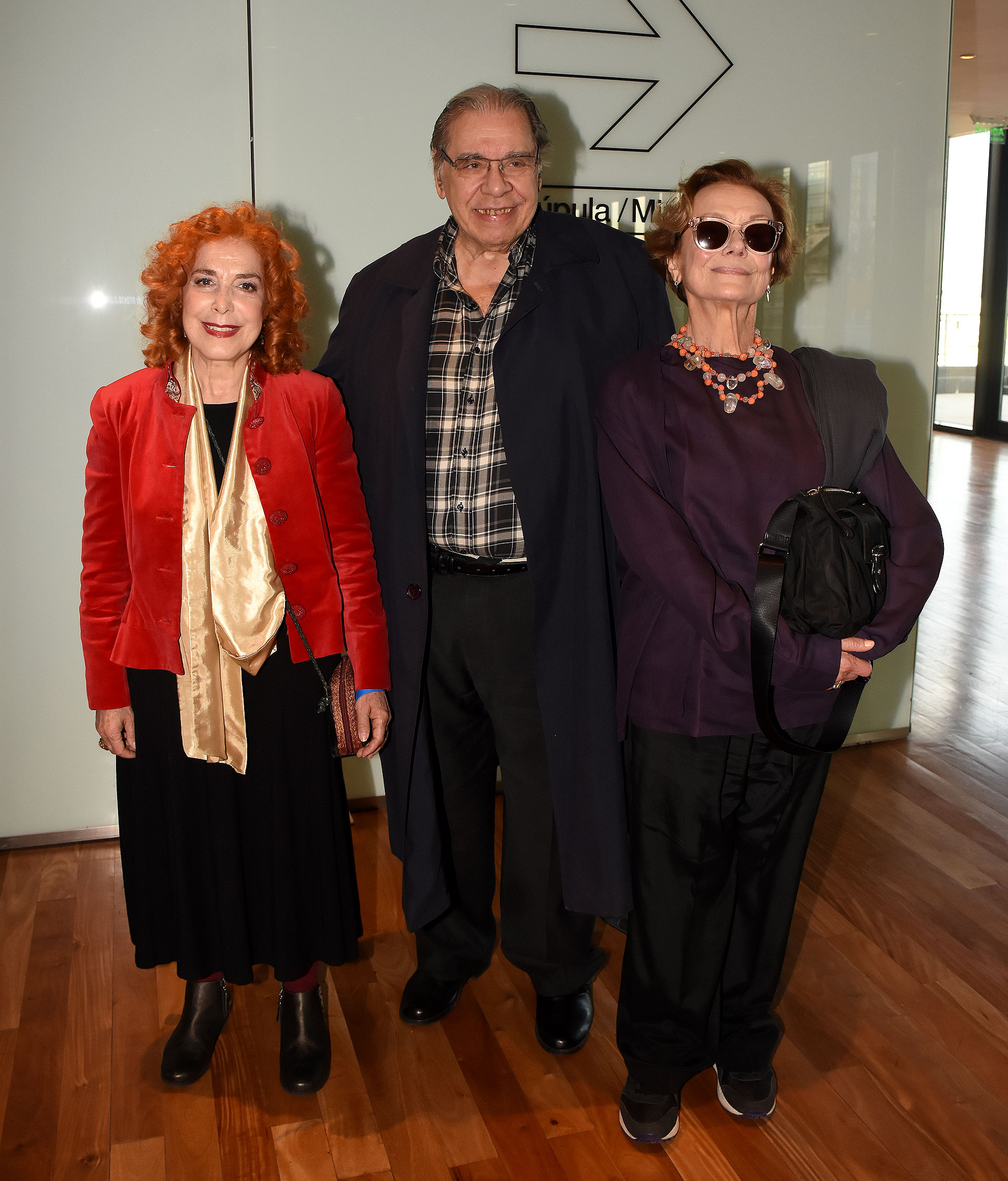 Mirta Busnelli, Enrique Pinti y Marilú Marini
