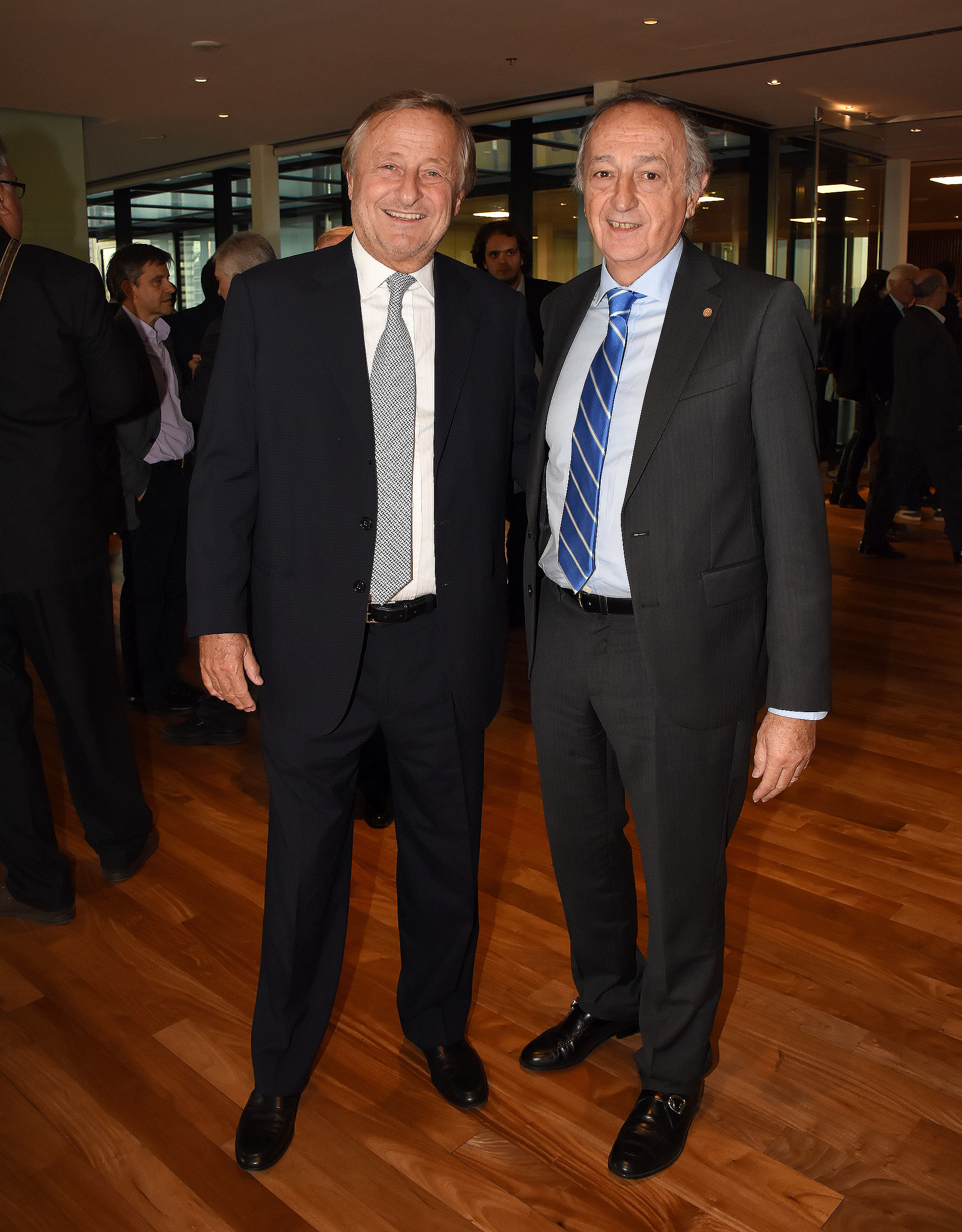 Cristiano Rattazzi, presidente de Fiat Argentina, junto a Miguel Acevedo, presidente de la Unión Industrial Argentina (UIA)