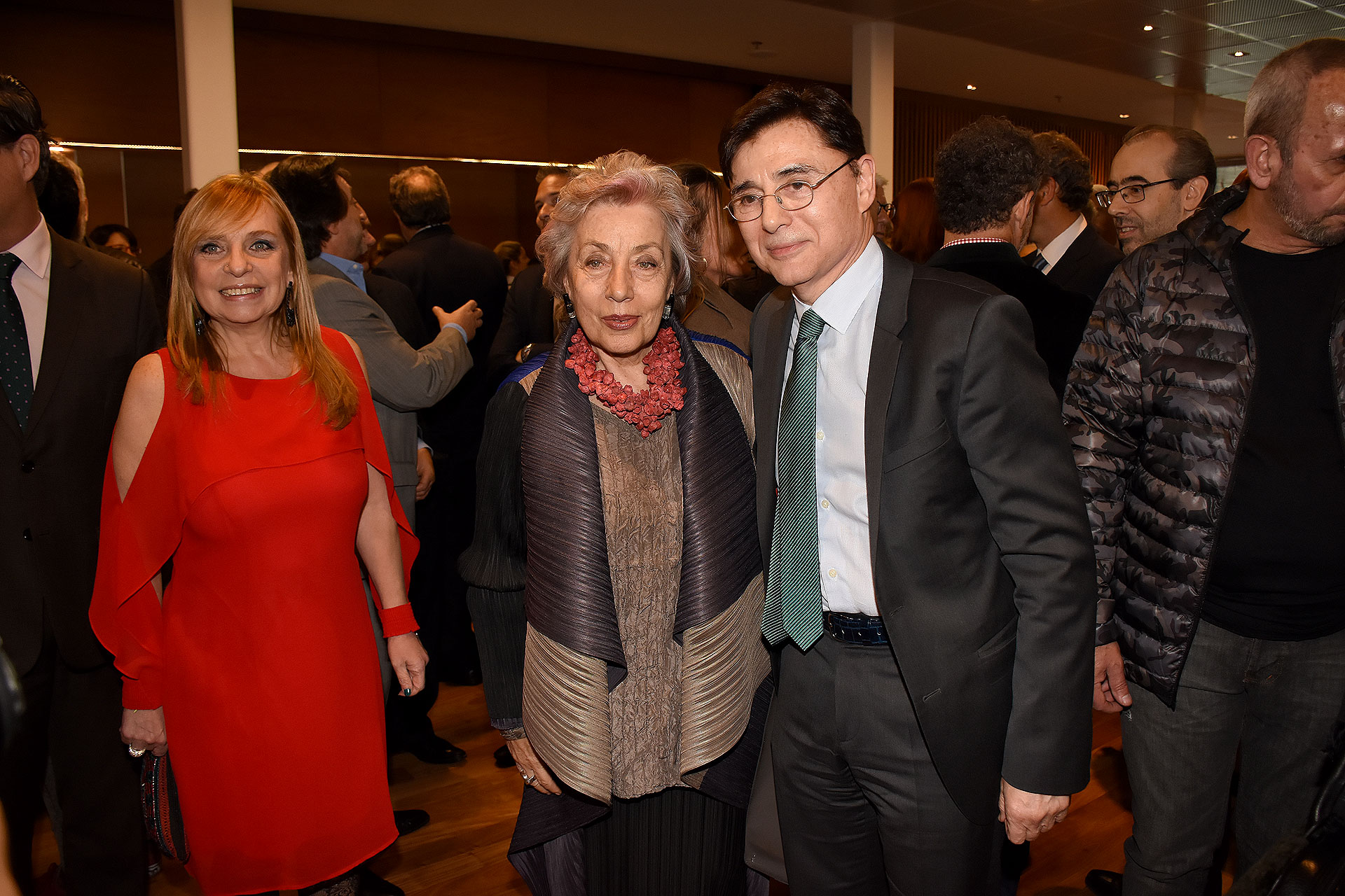 María José Lubertino, Norma Morandini (directora del Observatorio de Derechos Humanos del Senado) y Jorge Fontevecchia