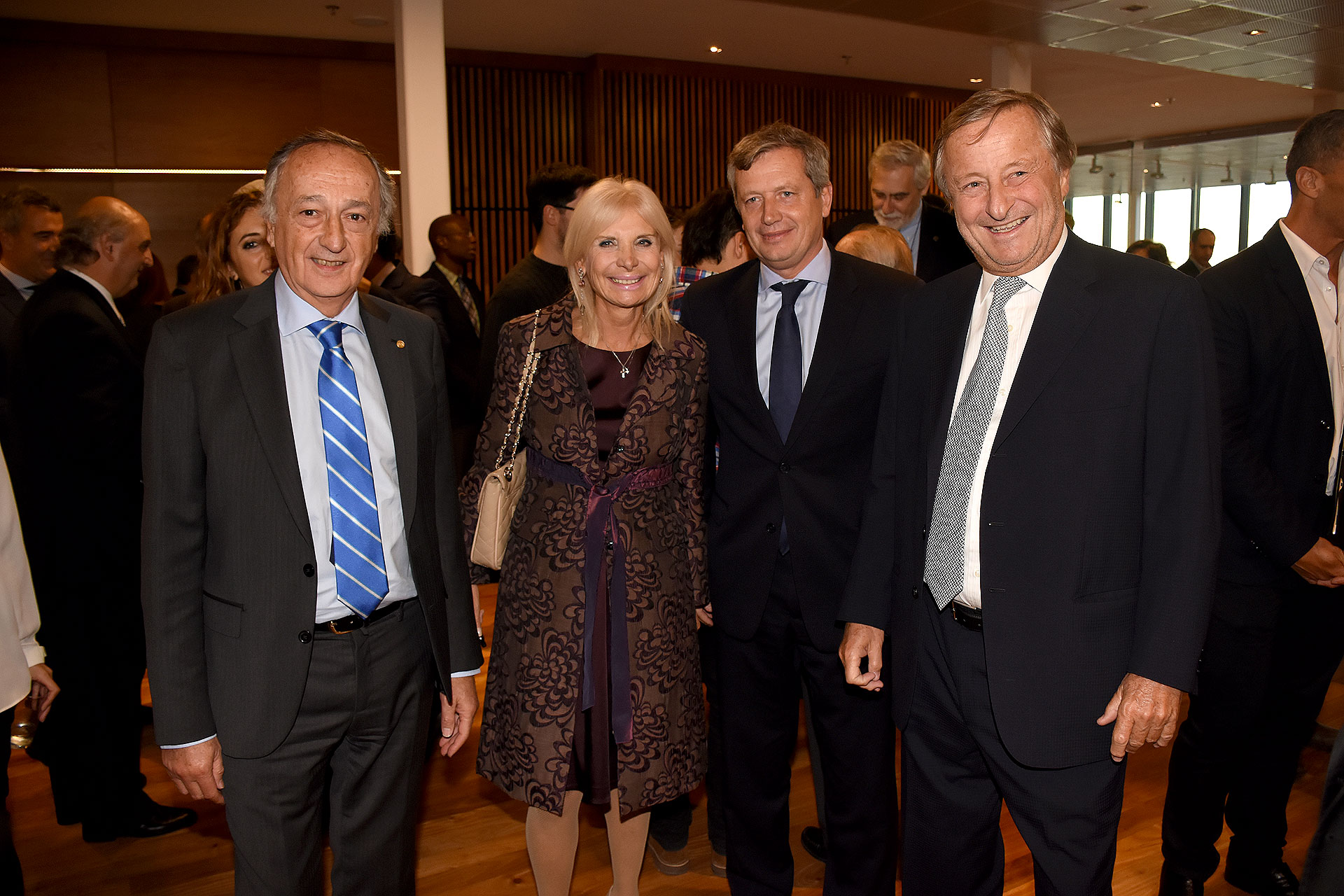 Miguel Acevedo, Teresa Castaldo, Emilio Monzó y Cristiano Rattazzi