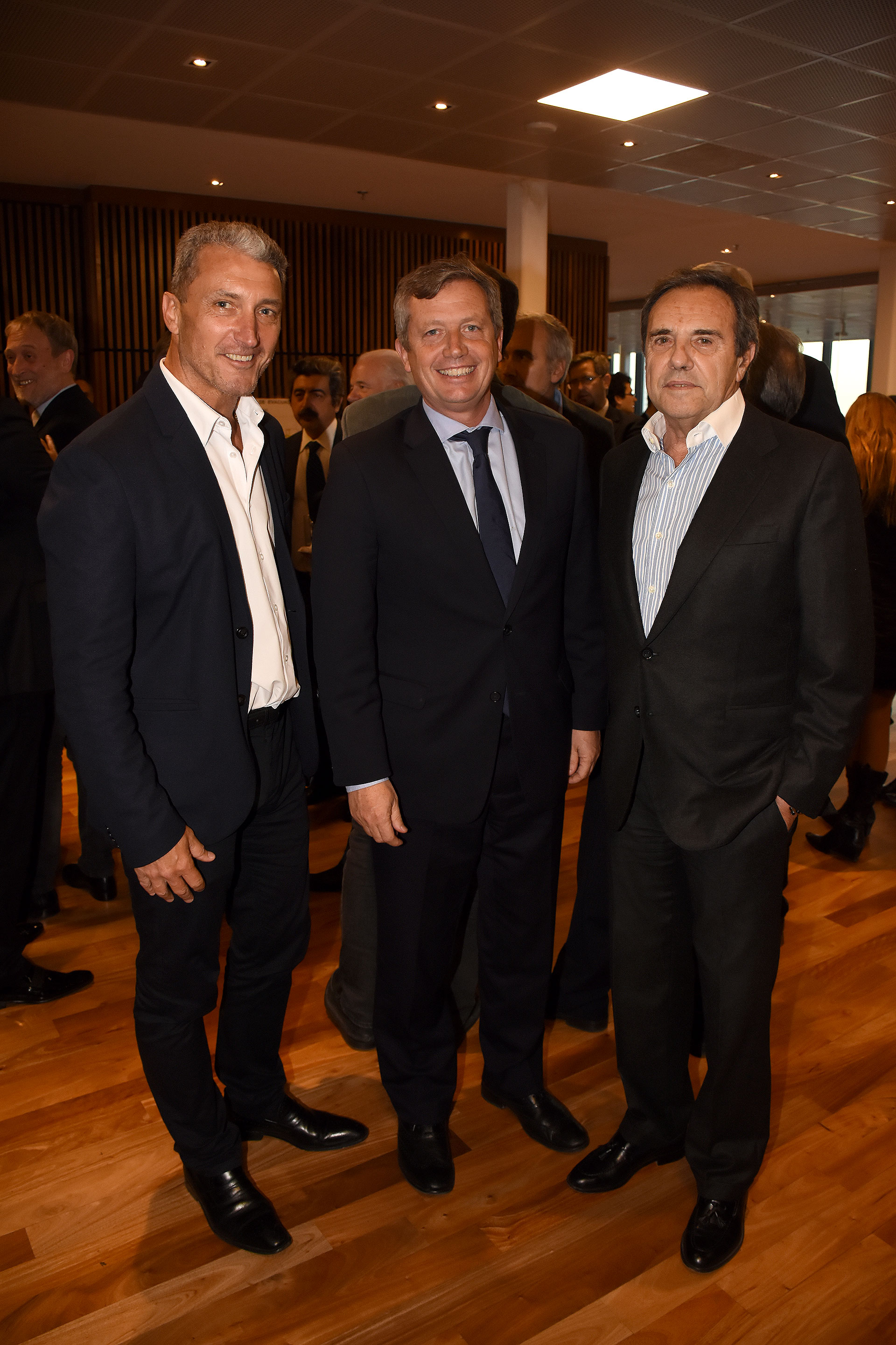 José Scioli, Emilio Monzó y Jorge Sánchez Córdova