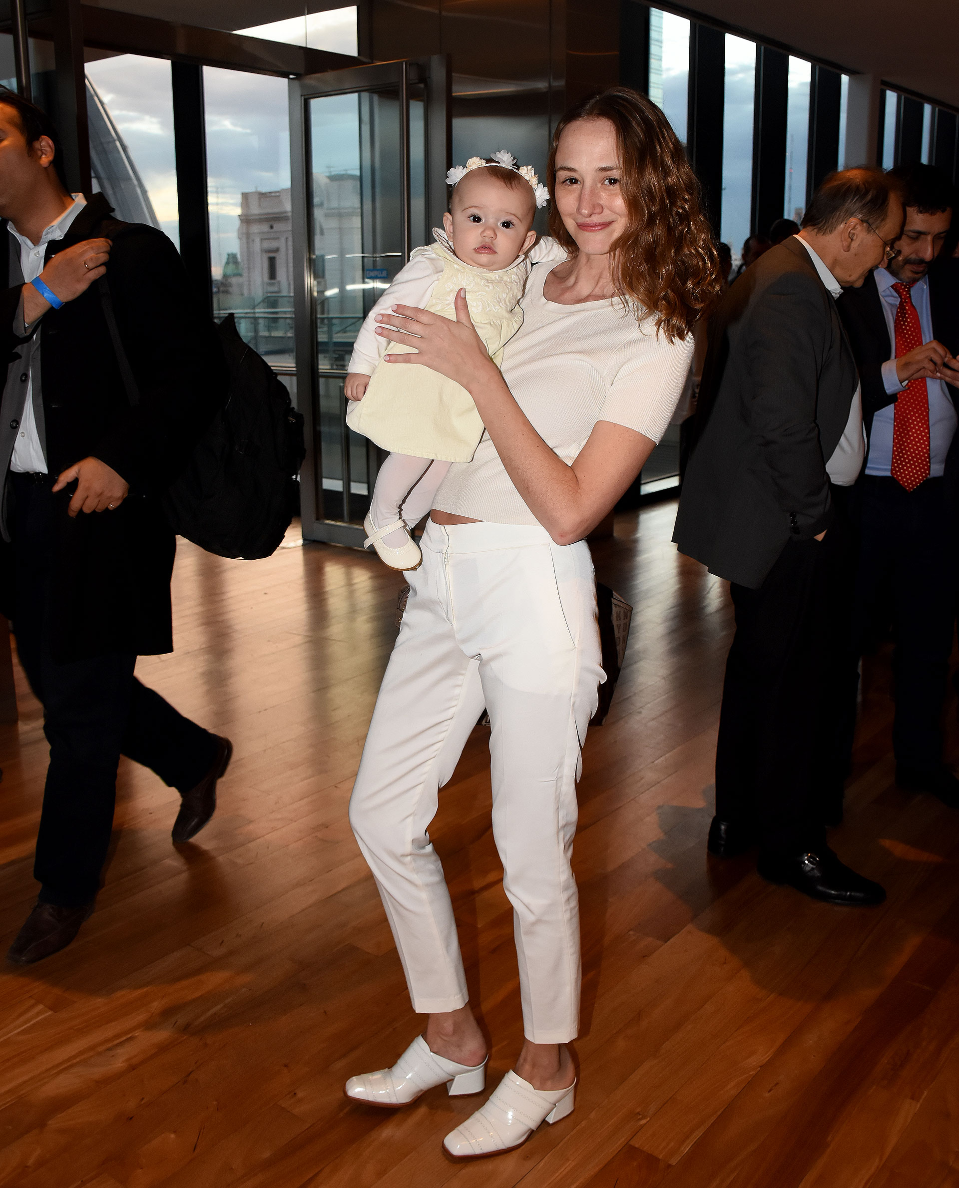 Analía Hounie y su hija Inés