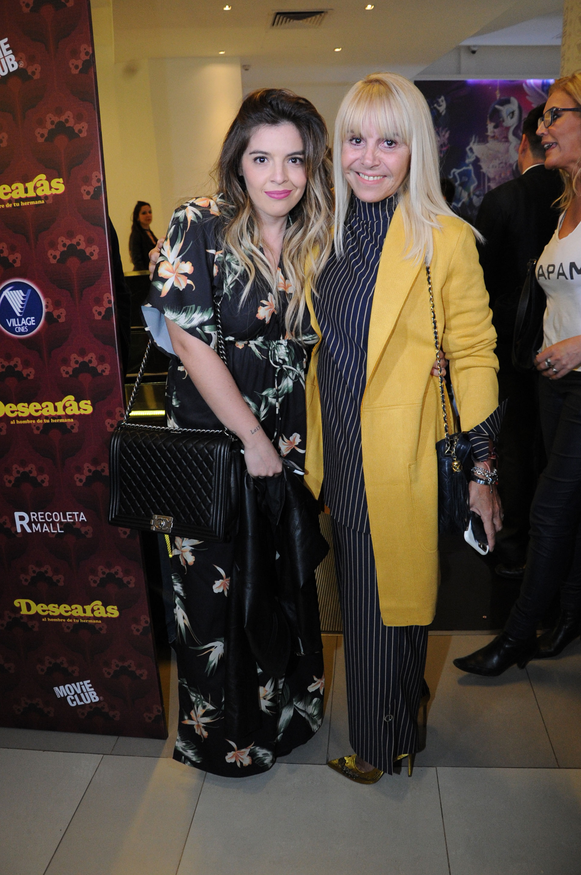 Dalma Maradona y Claudia Villafañe