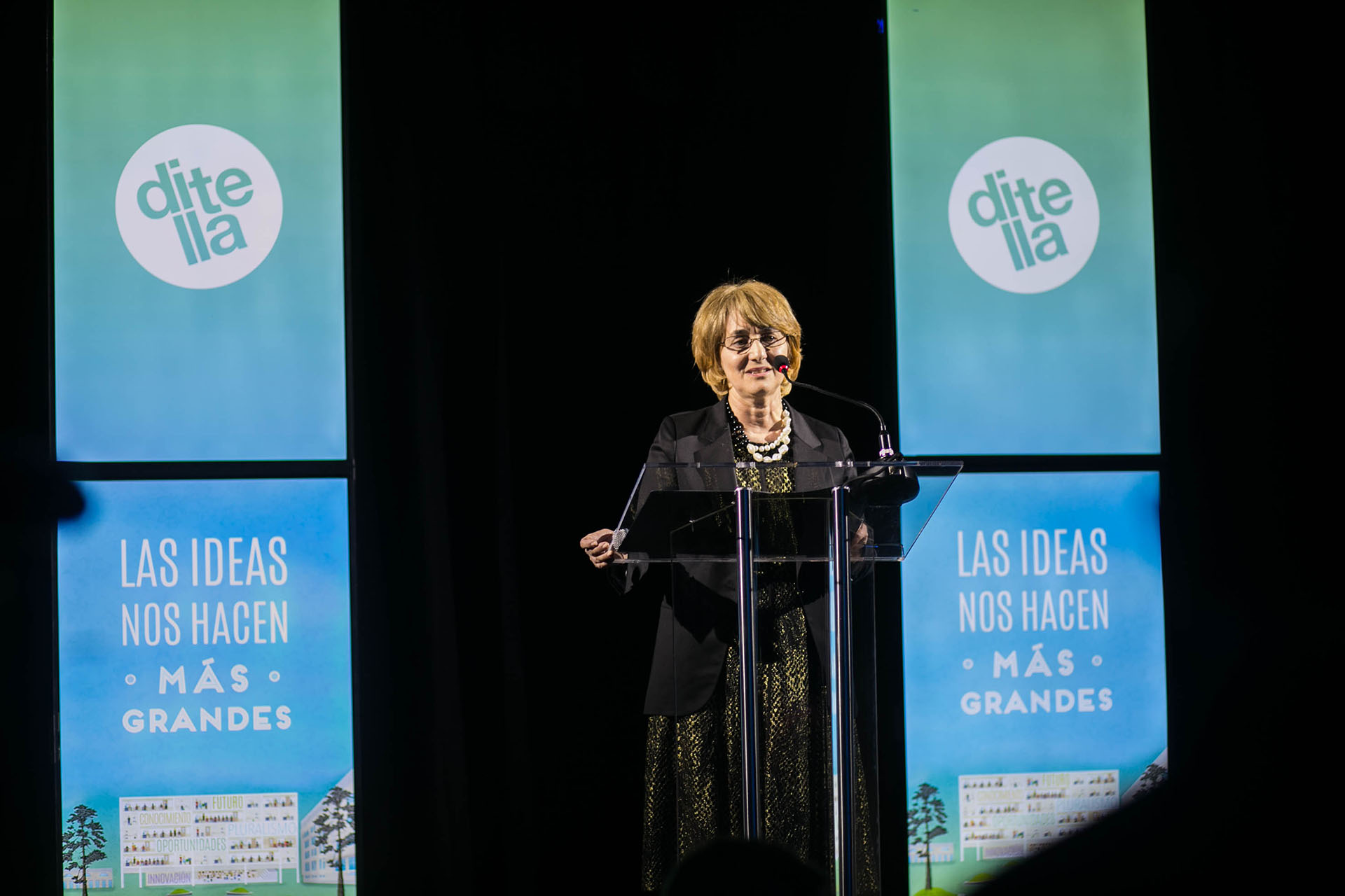 El discurso de la presidente del Consejo de Dirección, Graciela Cairoli