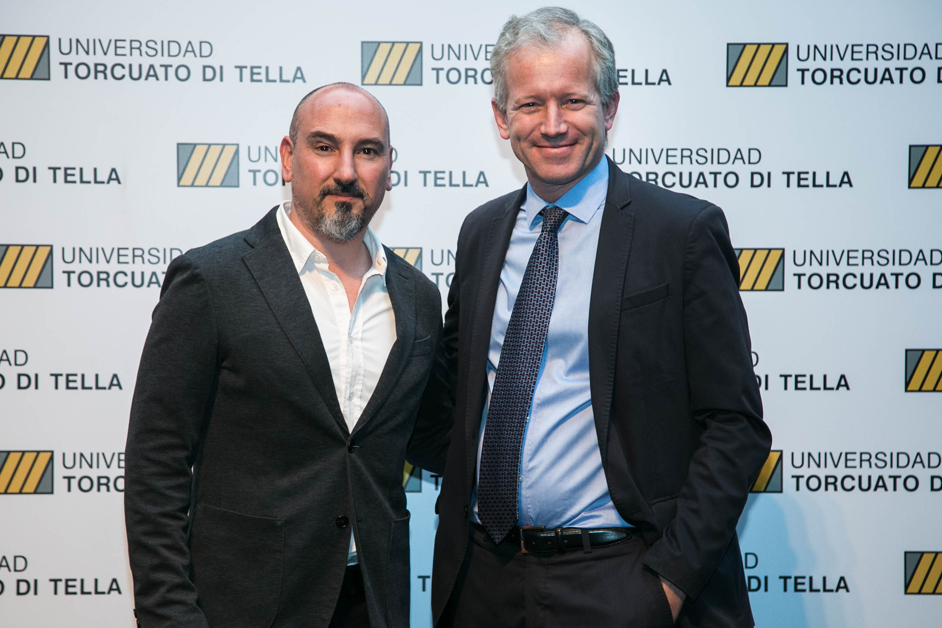 Schargrodsky y Josep Ferrando, arquitecto español ganador del concurso para la construcción del nuevo edificio de la Universidad