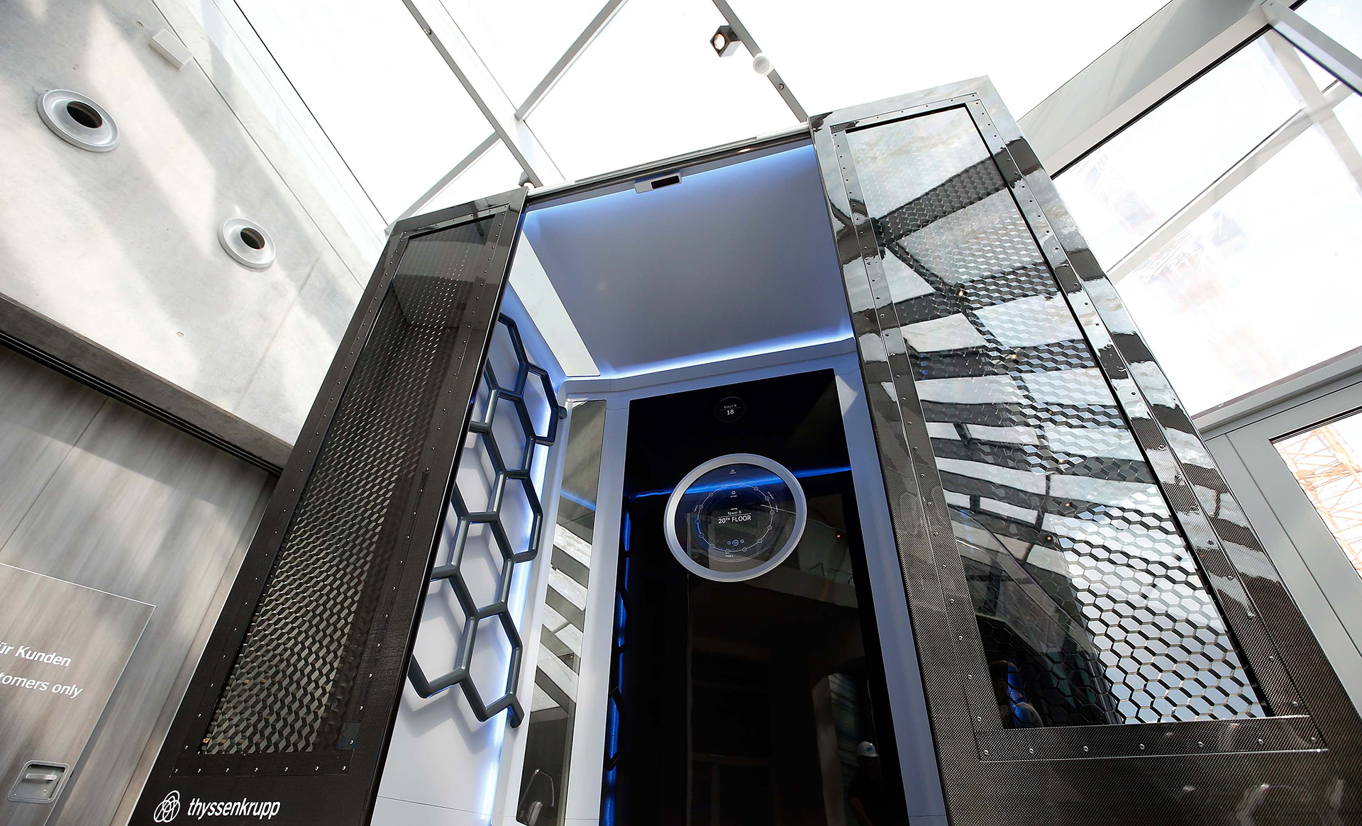 Multi, el ascensor del futuro. (Reuters)