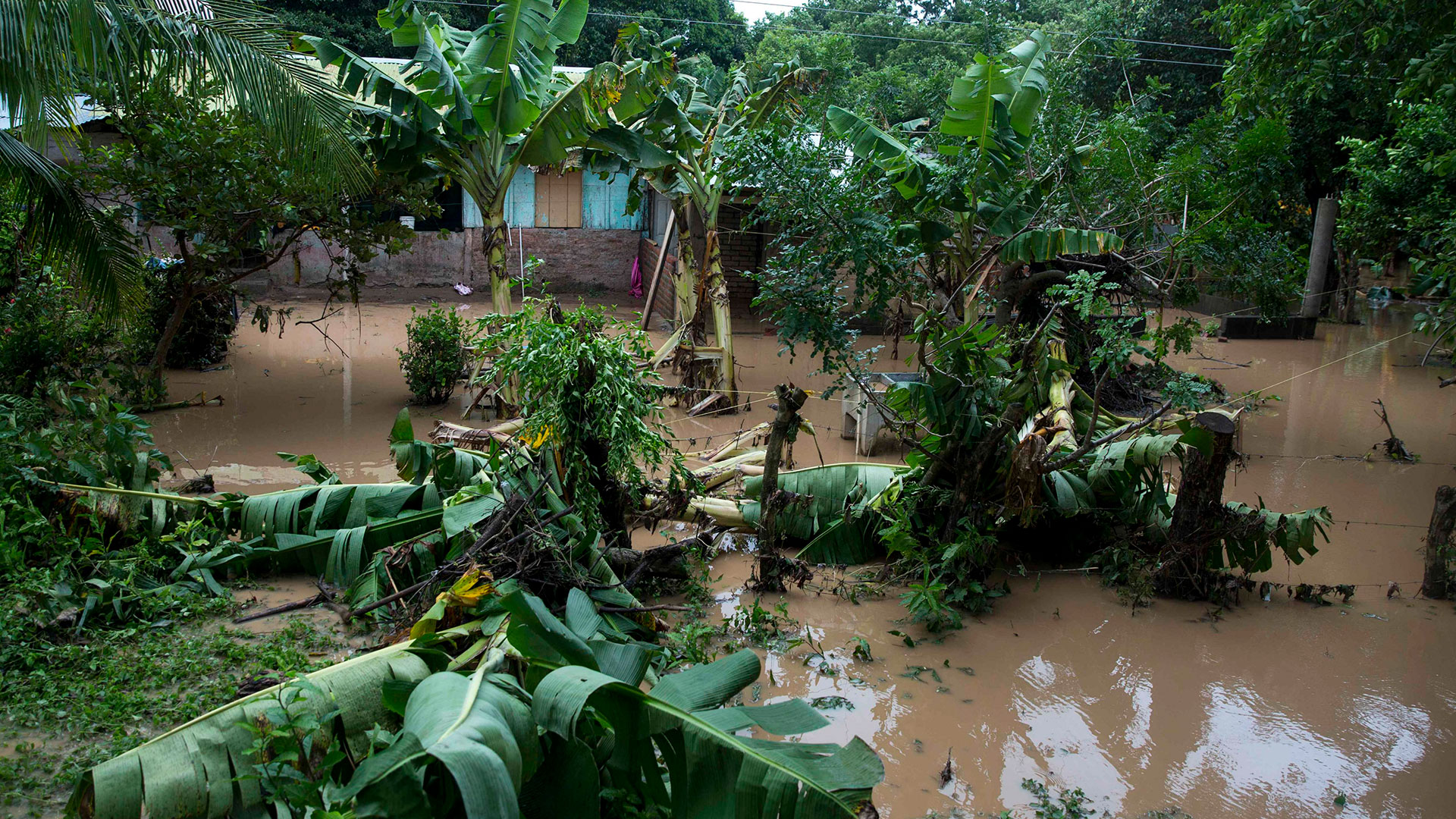 Nicaragua también sufrió daños e inundaciones (EFE)