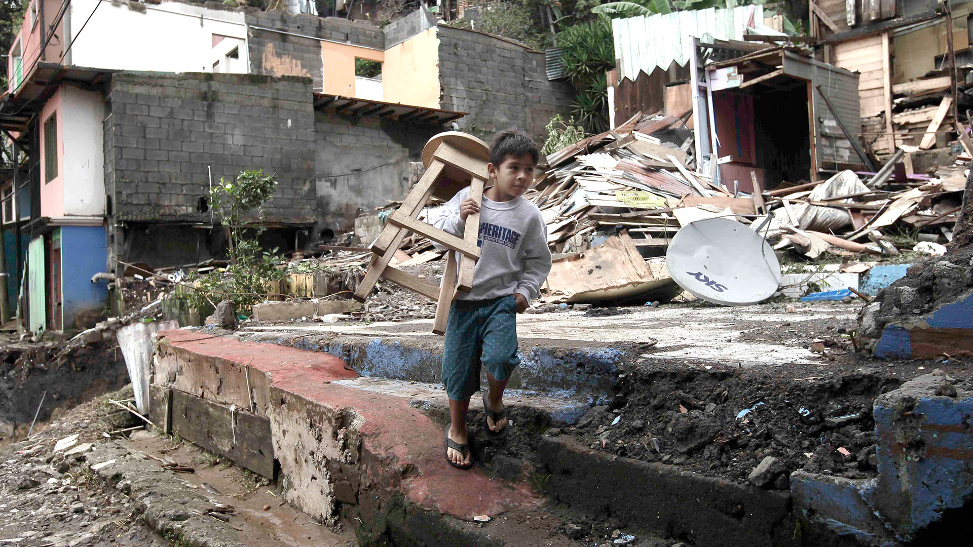 Costa Rica fue uno de los países que más daños sufrió por el huracán Nate (EFE)