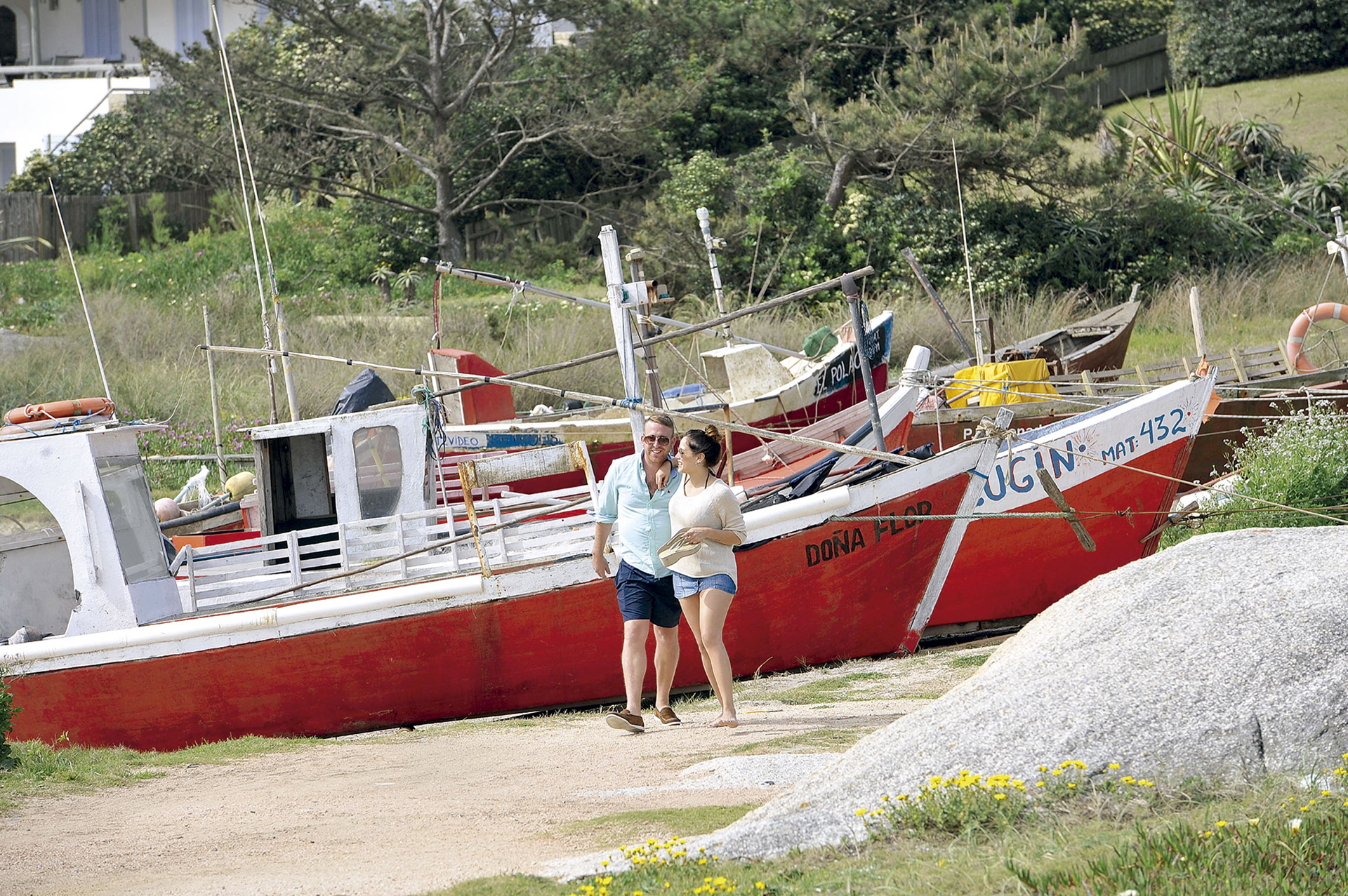 Barbie Vélez y Patricio Silberman en Punta del Este
