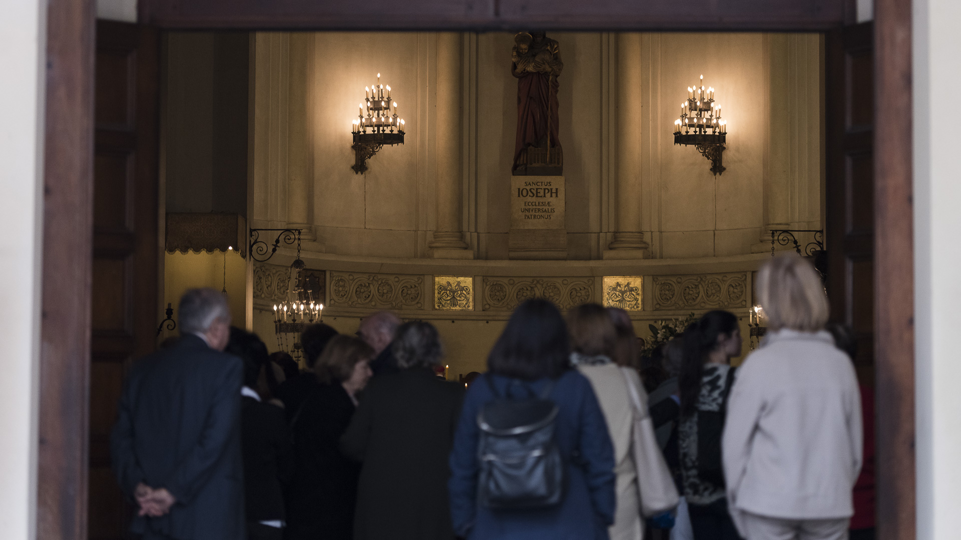 Sus restos fueron llevados a la parroquia Patrocinio de San José