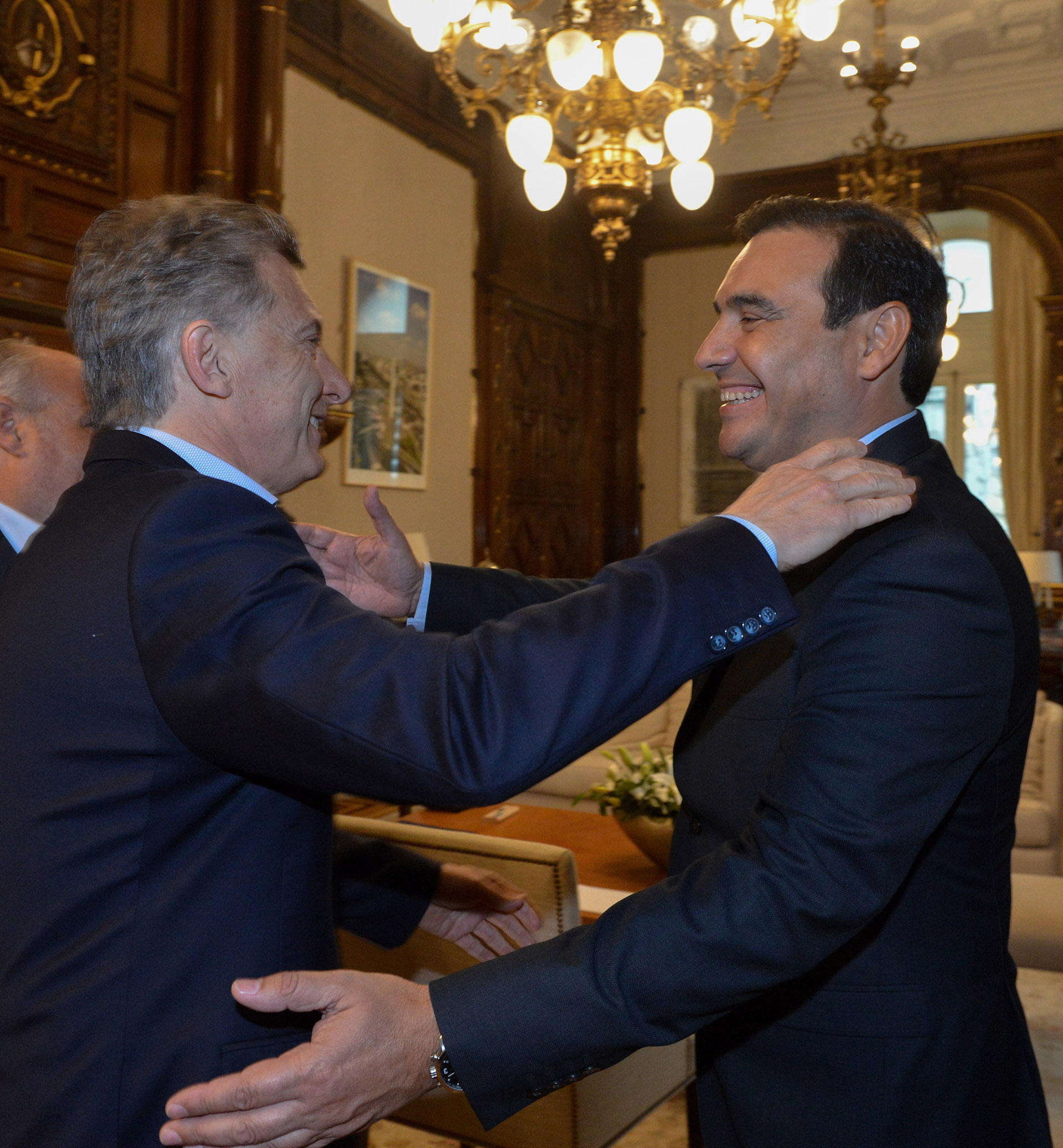 Macri y el gobernador de Corrientes, Gustavo Valdes