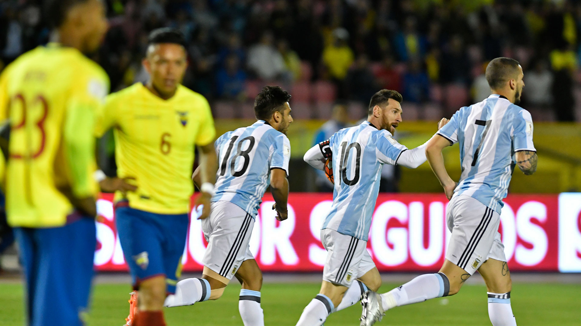 La estrella de Messi será acompañada por los estandartes que se redimieron en Ecuador