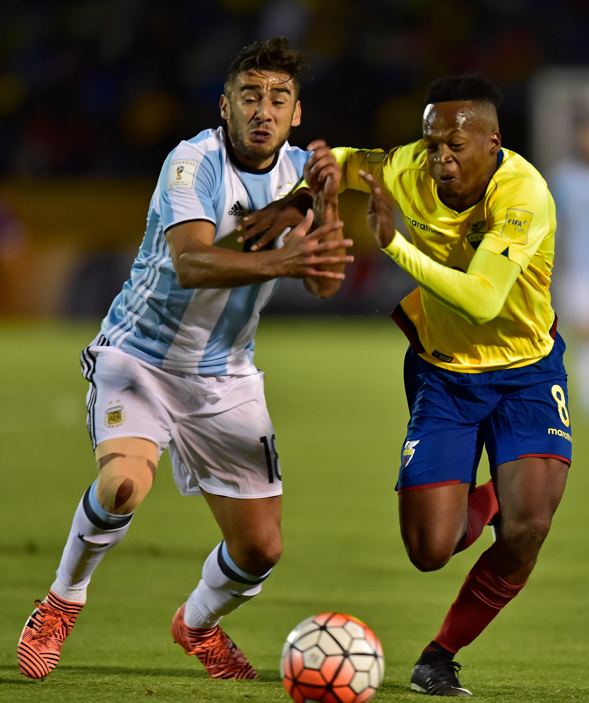 Eduardo Salvio se encargó más del aspecto defensivo