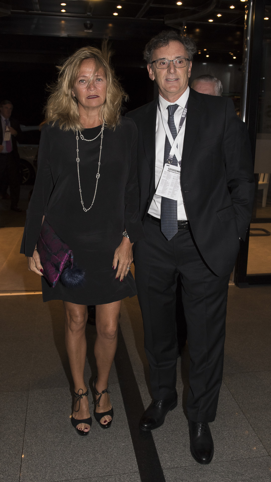El presidente de ABA Claudio Cesario y su esposa