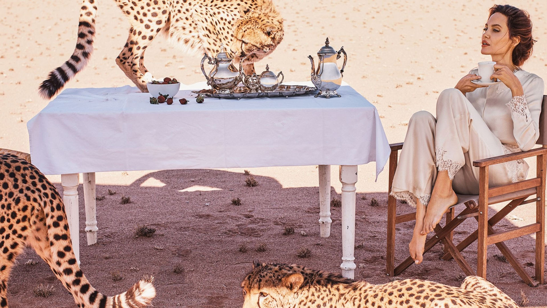 La reserva natural de Namibia N/a’an ku sê dio vida a la serie fotográfica