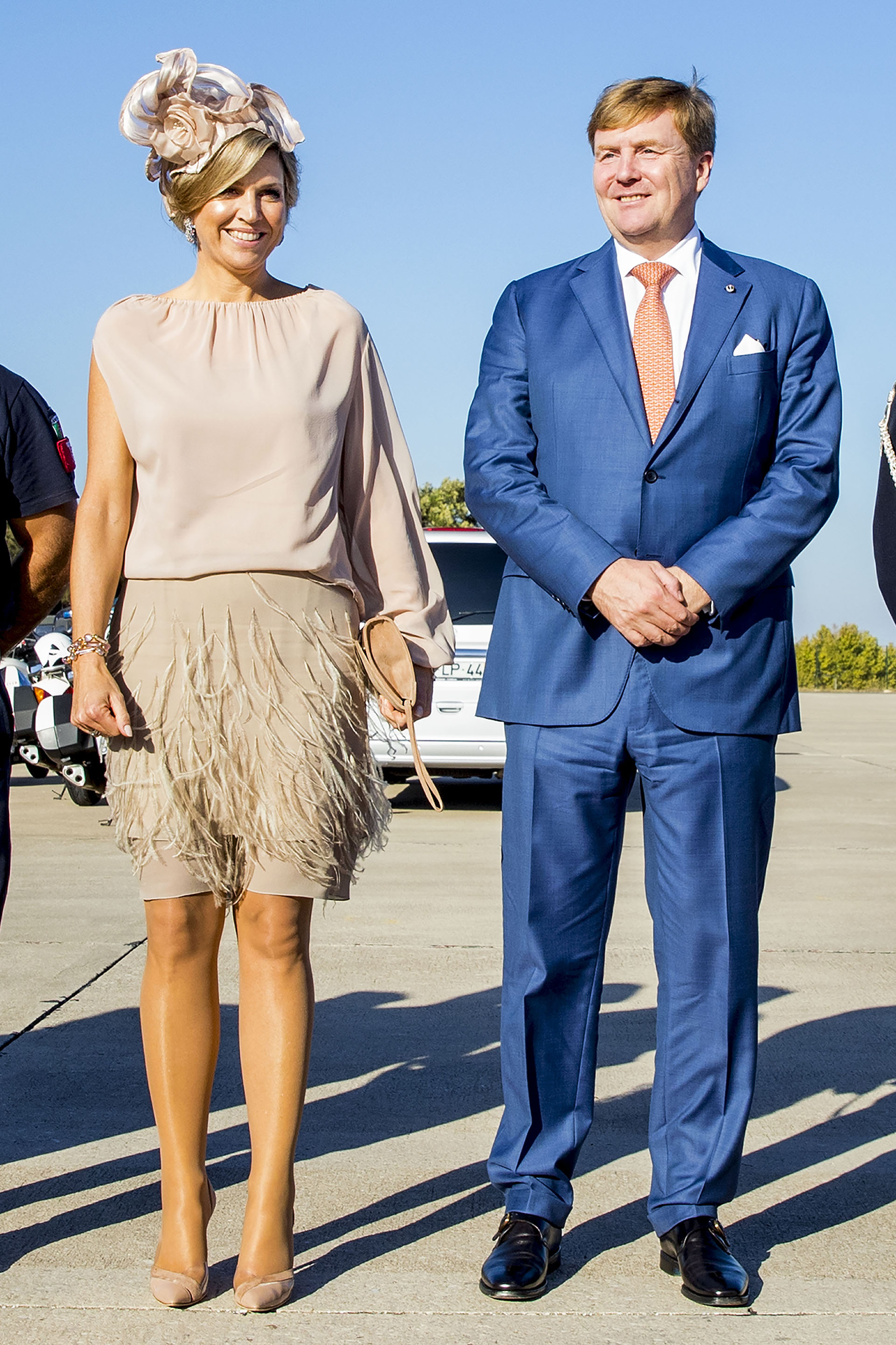 La reina que nunca le teme al color apostó, esta vez, al delicado nude y lo utilizó en su look completo
