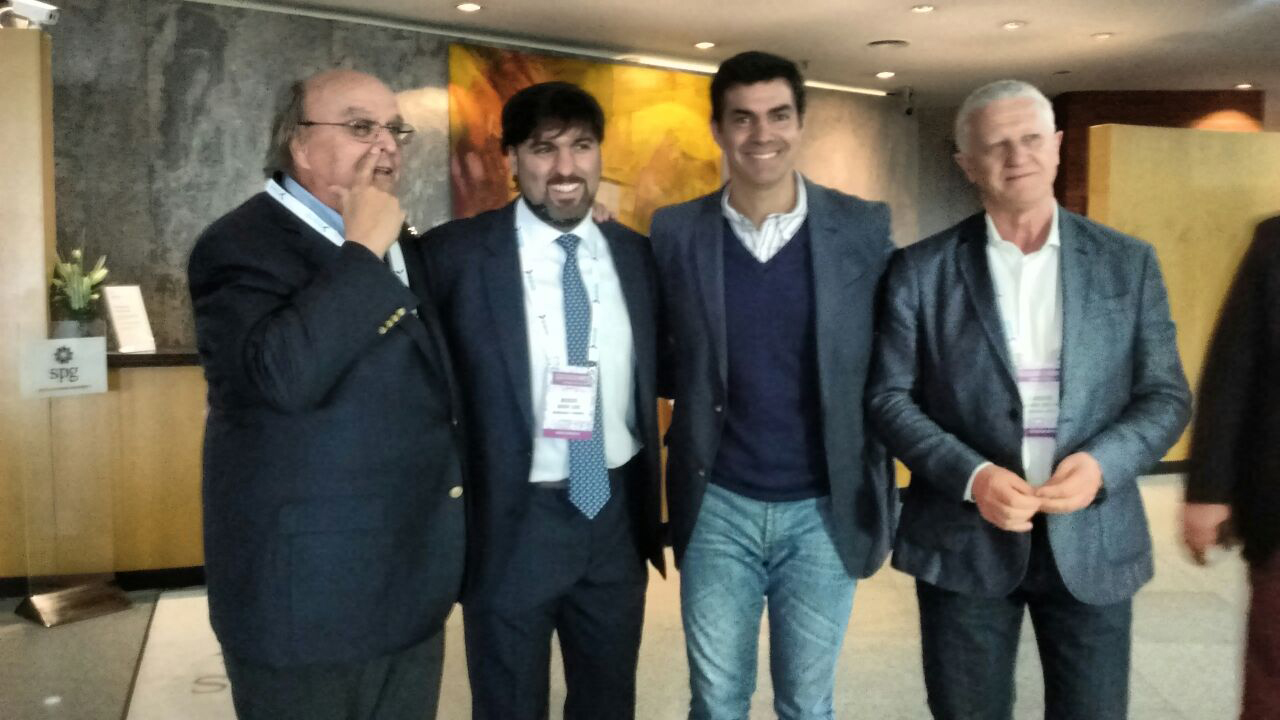 Urtubey con De Mendiguren, Bossio y Sarghini sf