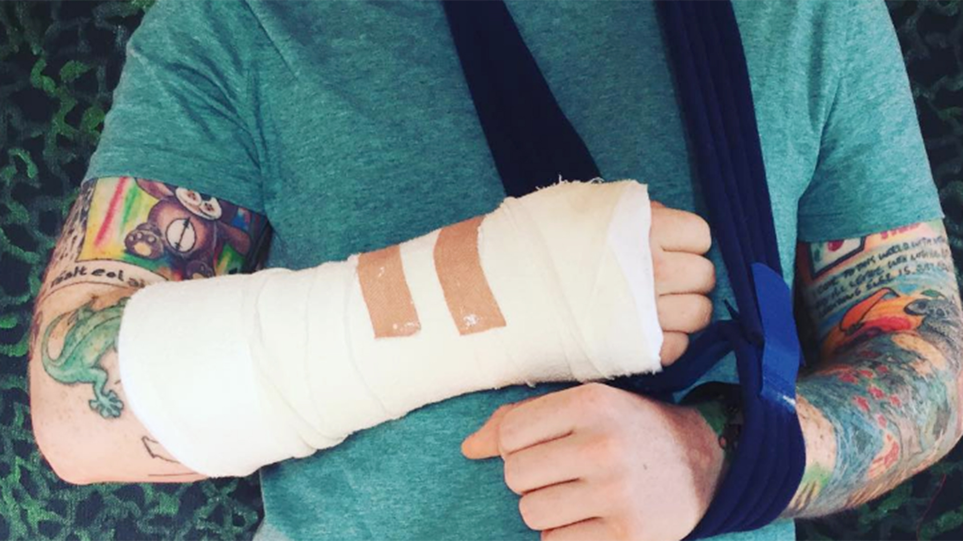 La fotografía que compartió Ed Sheeran con sus fanáticos en su cuenta de Instagram. Allí anunció que deberá suspender algunas de las próximas citas con sus fans