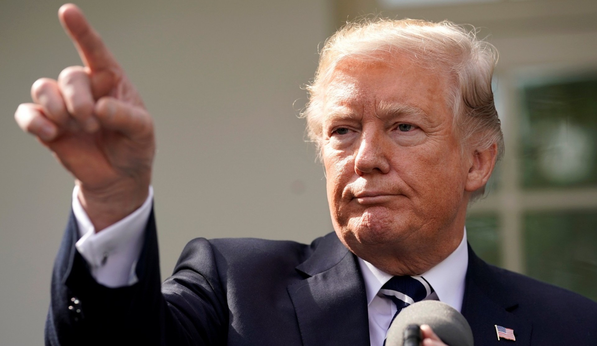 Donald Trump, presidente de los Estados Unidos (Reuters/Yuri Gripas)
