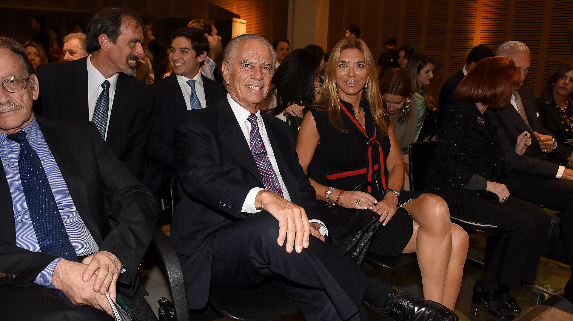 Alejandro y Bettina Bulgheroni en primera fila