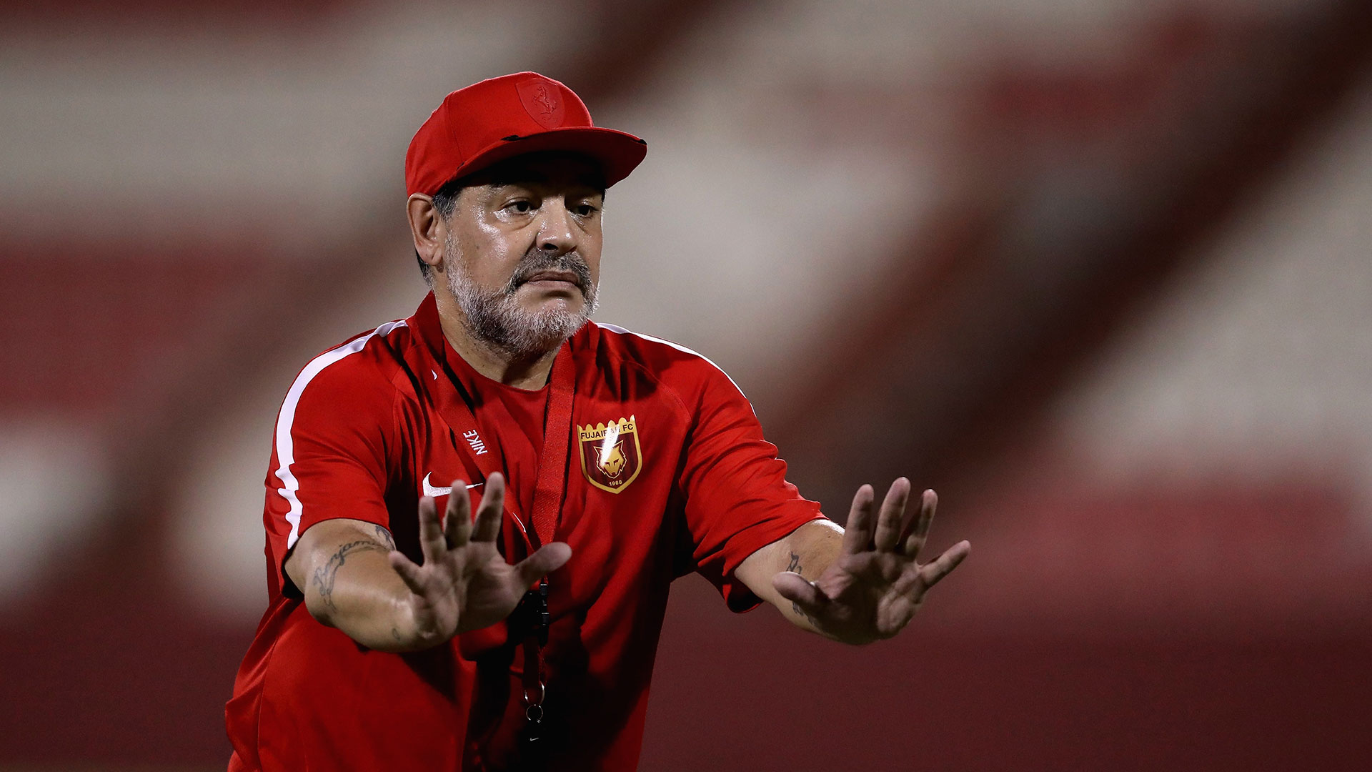 En su etapa en el Fujairah FC, cuando volvió a la dirección técnica