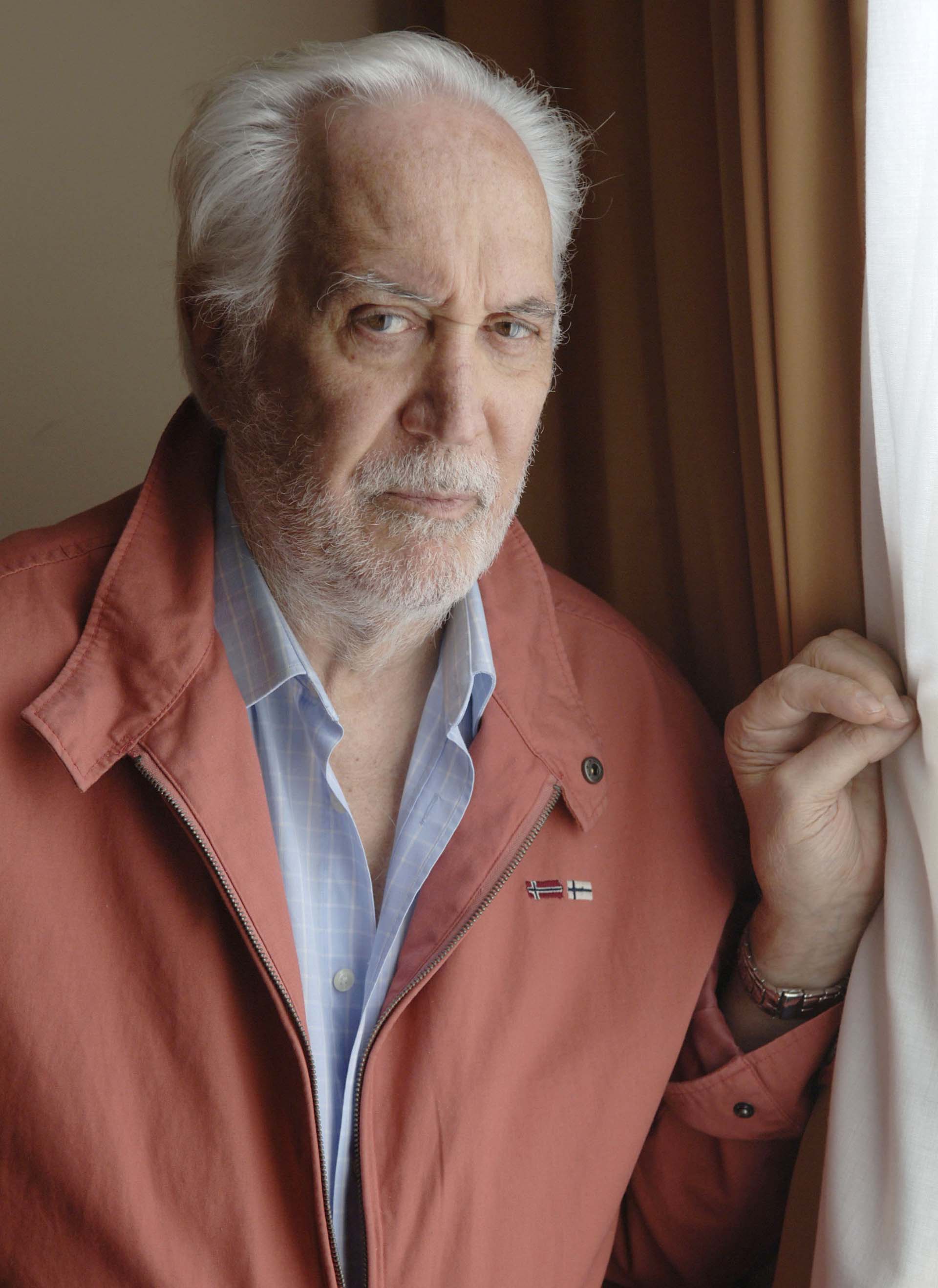 Federico Luppi en el Festival de San Sebastián, promocionando la película La Distancia
