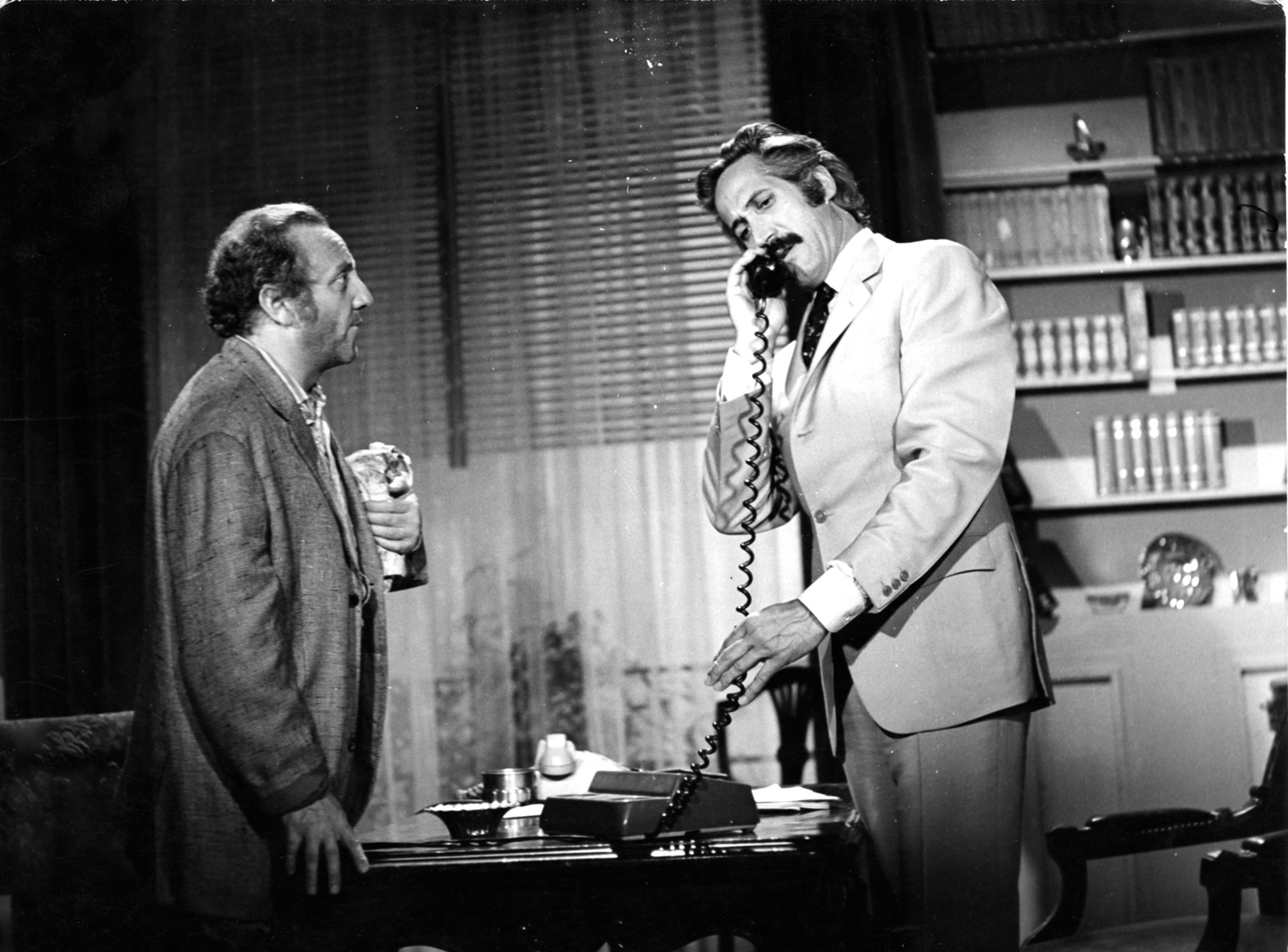 Con el genial Pepe Soriano en Alta Comedia.