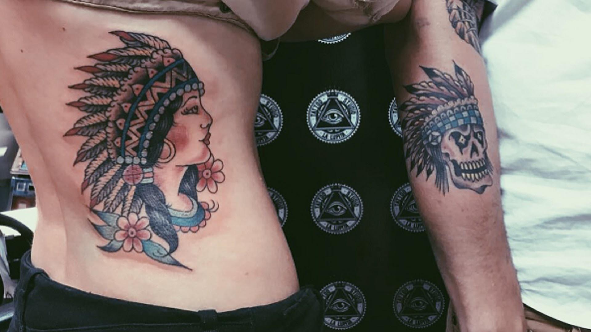 El impactante tatuaje que una famosa se hizo con su marido